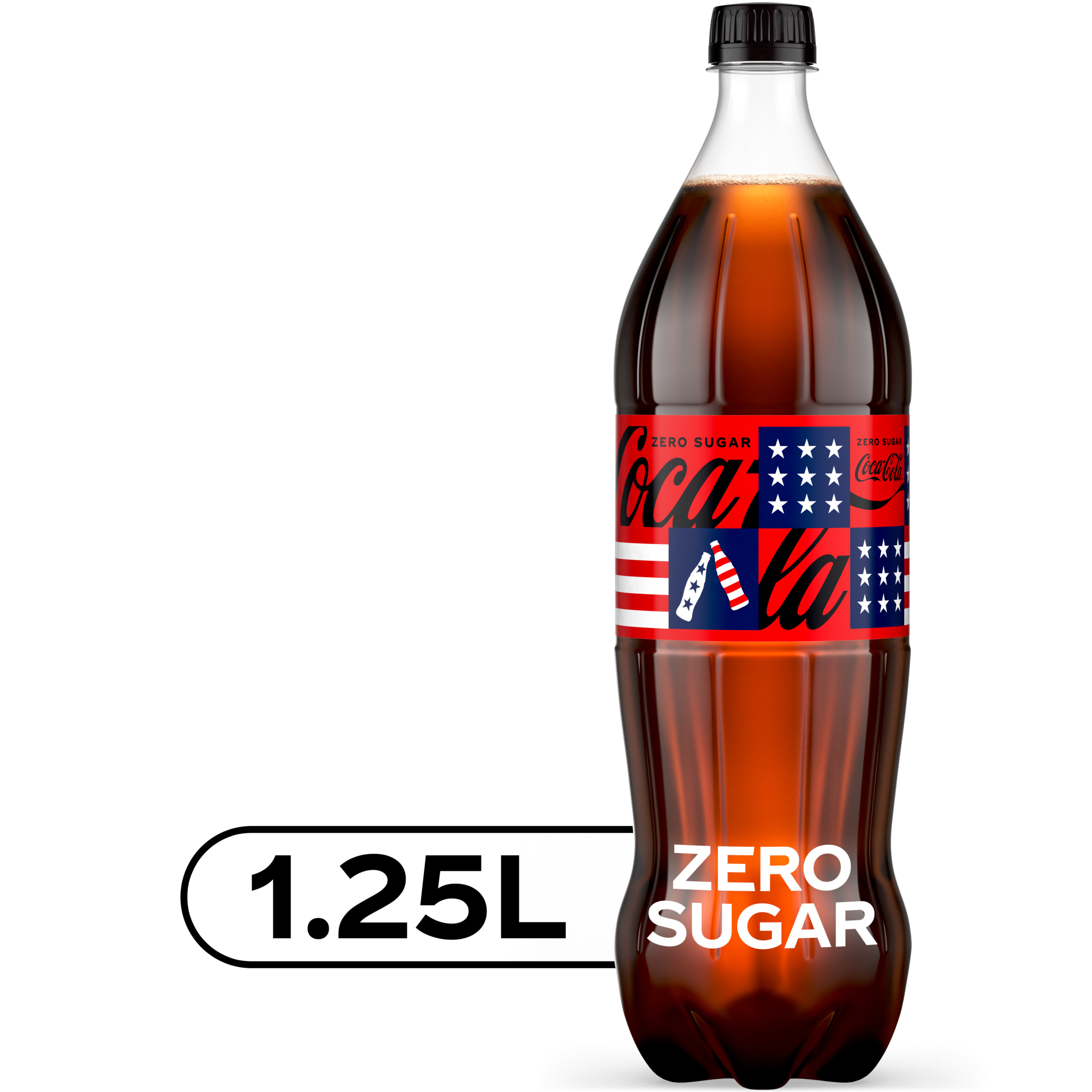 コカ・コーラ bottle Coca-Cola Zero Sugar Soda Soft Drink Bottle, 1.25 Liters | Giant