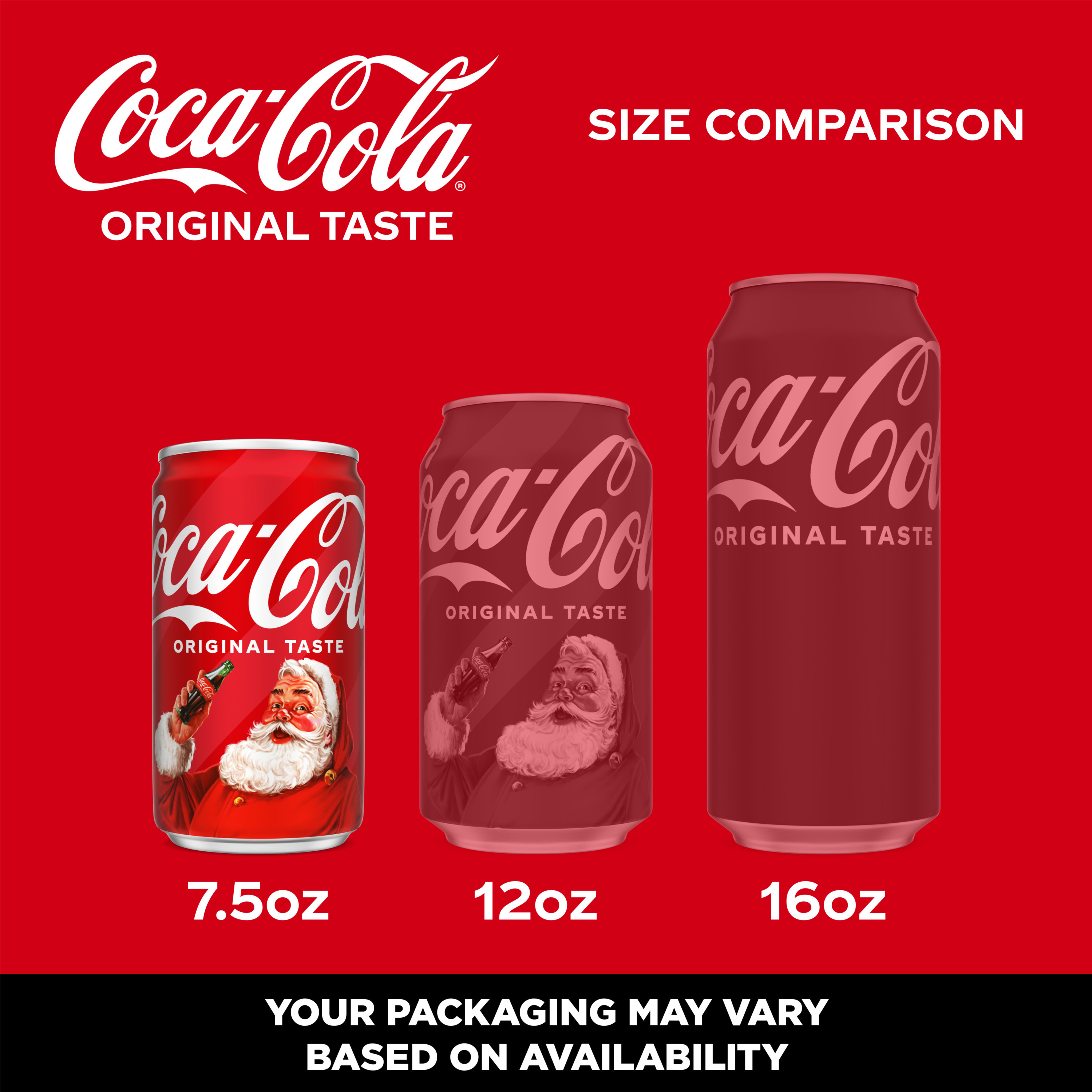 Coca-Cola Soda Soft Drink Fridge Pack, 7.5 Fl Oz Mini Cans, 10