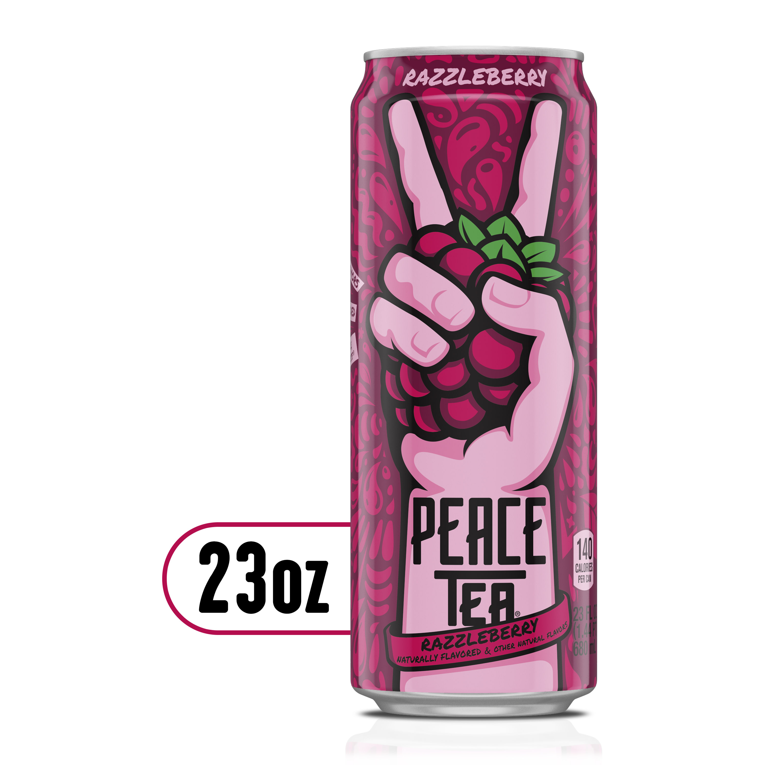 【永池】 Peace Tea Razzleberry Sweet Iced Tea Drink, 23 fl oz | Giant Eagle