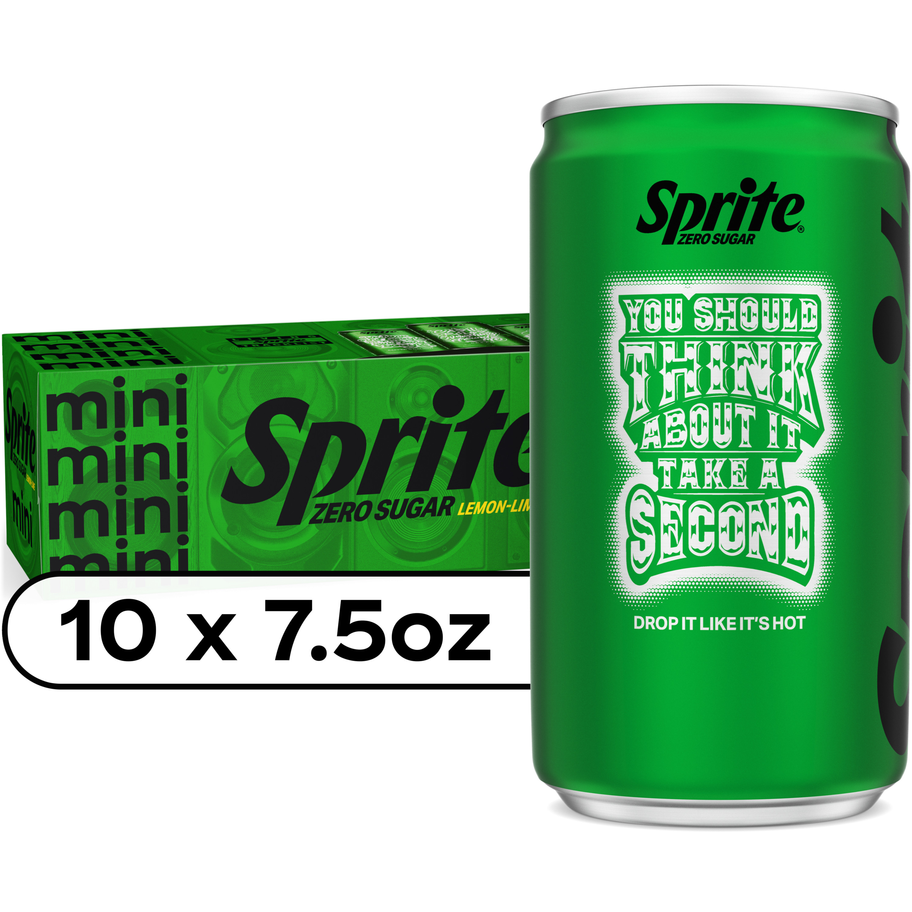 Sprite Zero Sugar Lemon-Lime Caffeine Free Soda Soft Drink Fridge