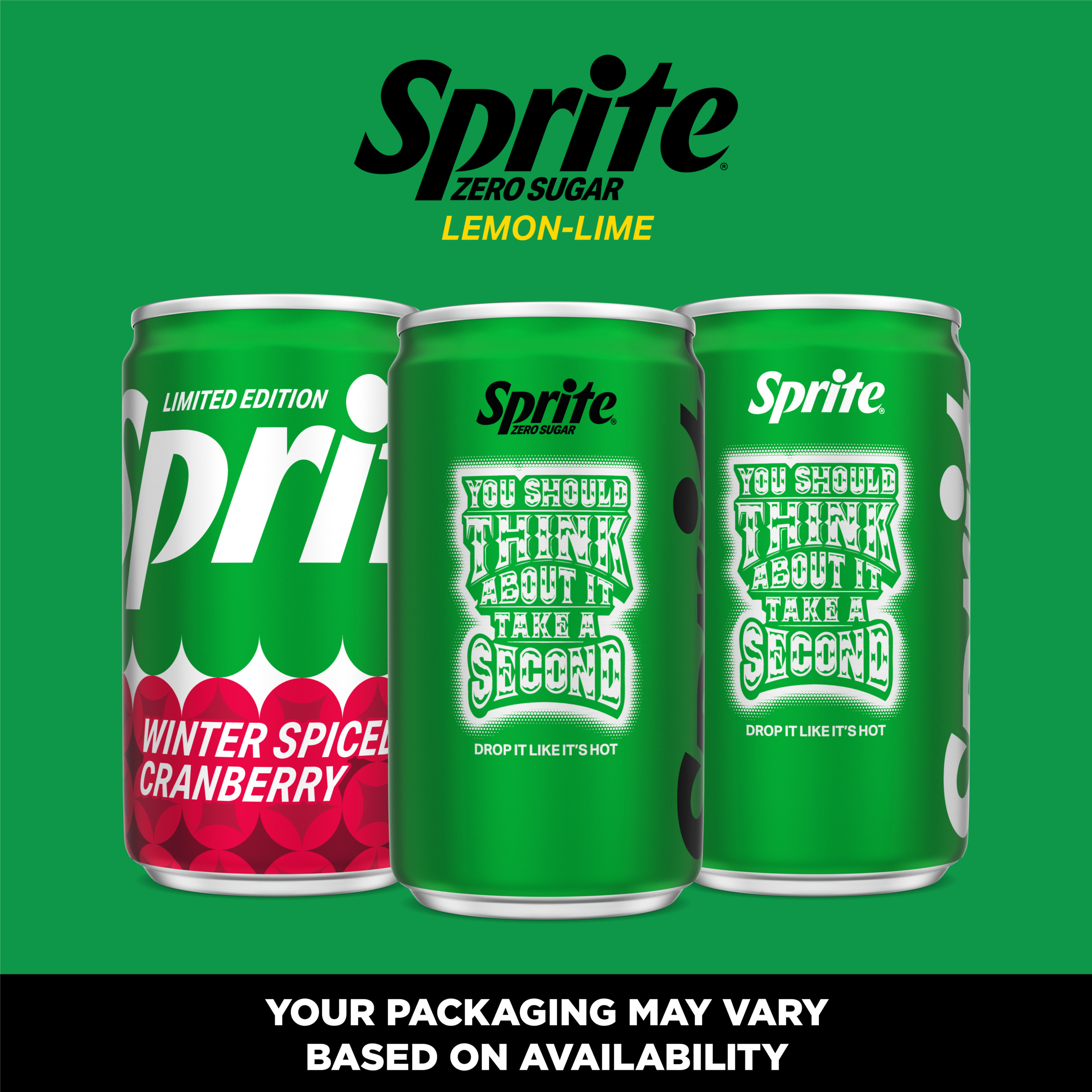 Sprite Zero Sugar Lemon-Lime Caffeine Free Soda Soft Drink Fridge