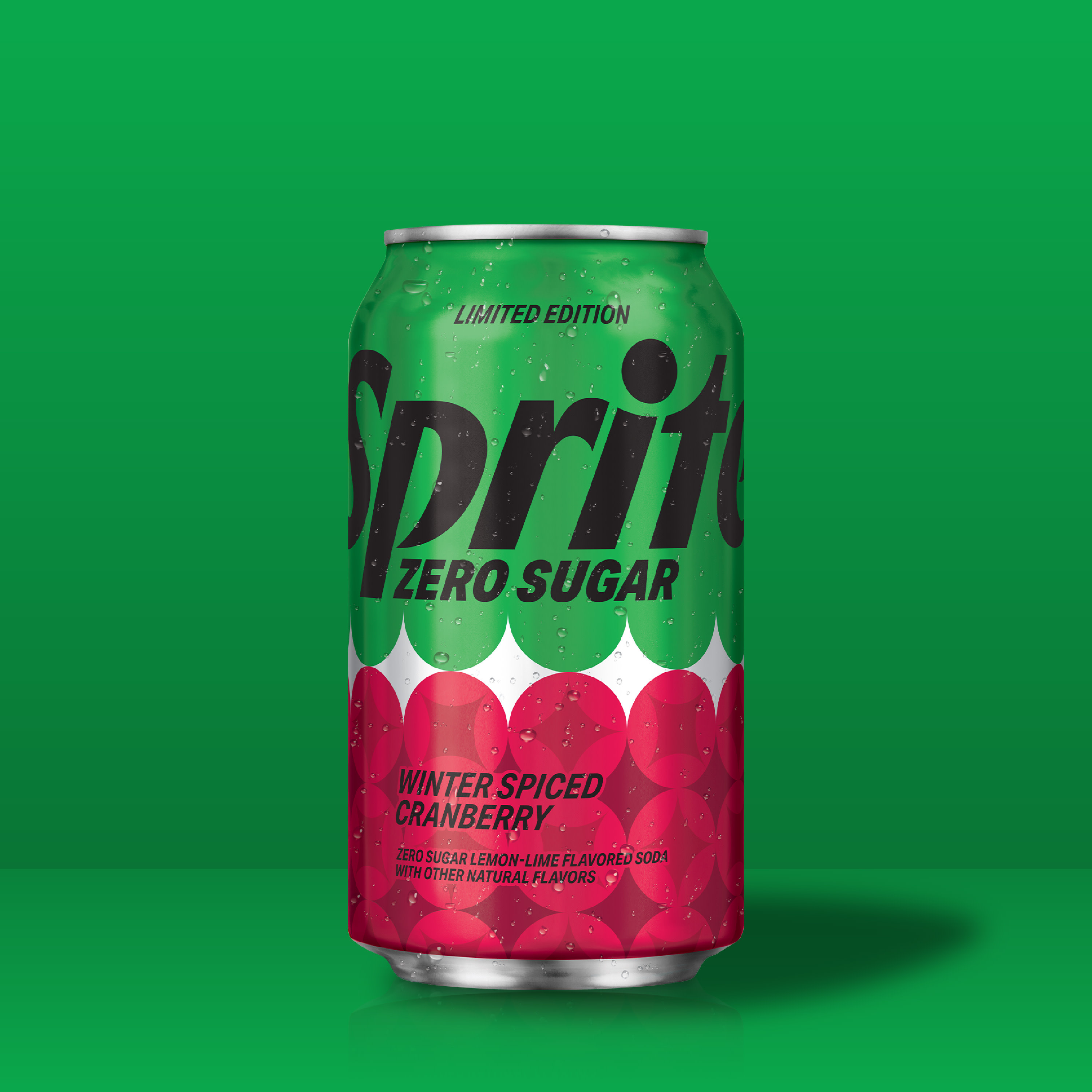 Sprite Winter Spiced Cranberry Zero Sugar Soda Pop, 12 fl oz, 12
