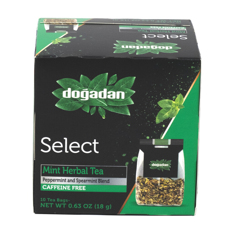 Dogadan Select Mint Herbal Tea Pouches, 0.063 Dry Oz, 10 Pack