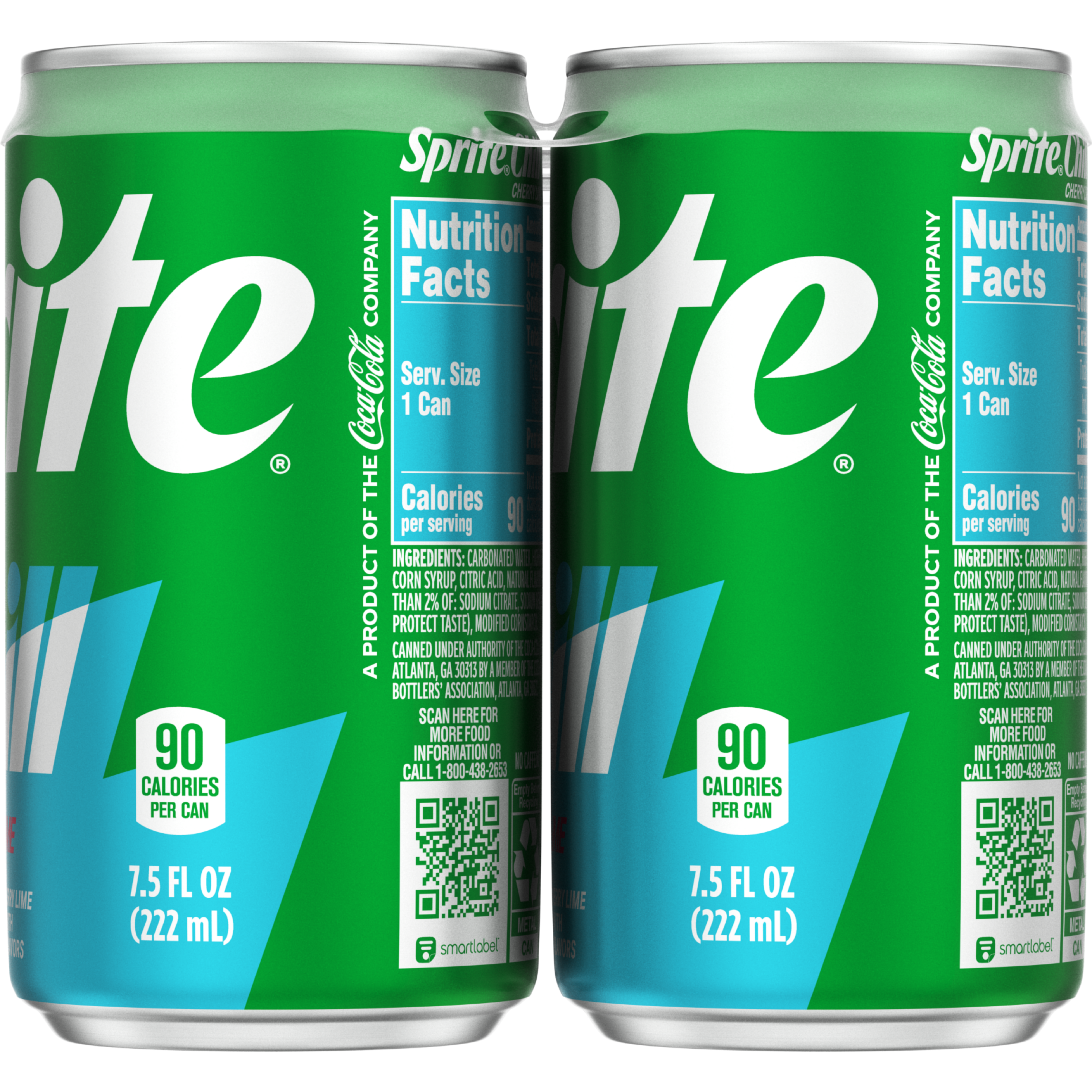Sprite Chill Cherry-Lime Caffeine Free Soda Soft Drink Mini Cans