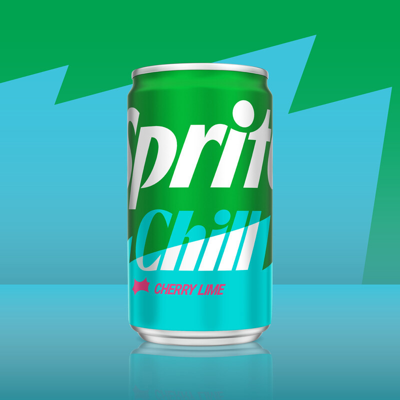 Sprite Chill Cherry-Lime Caffeine Free Soda Soft Drink Mini Cans