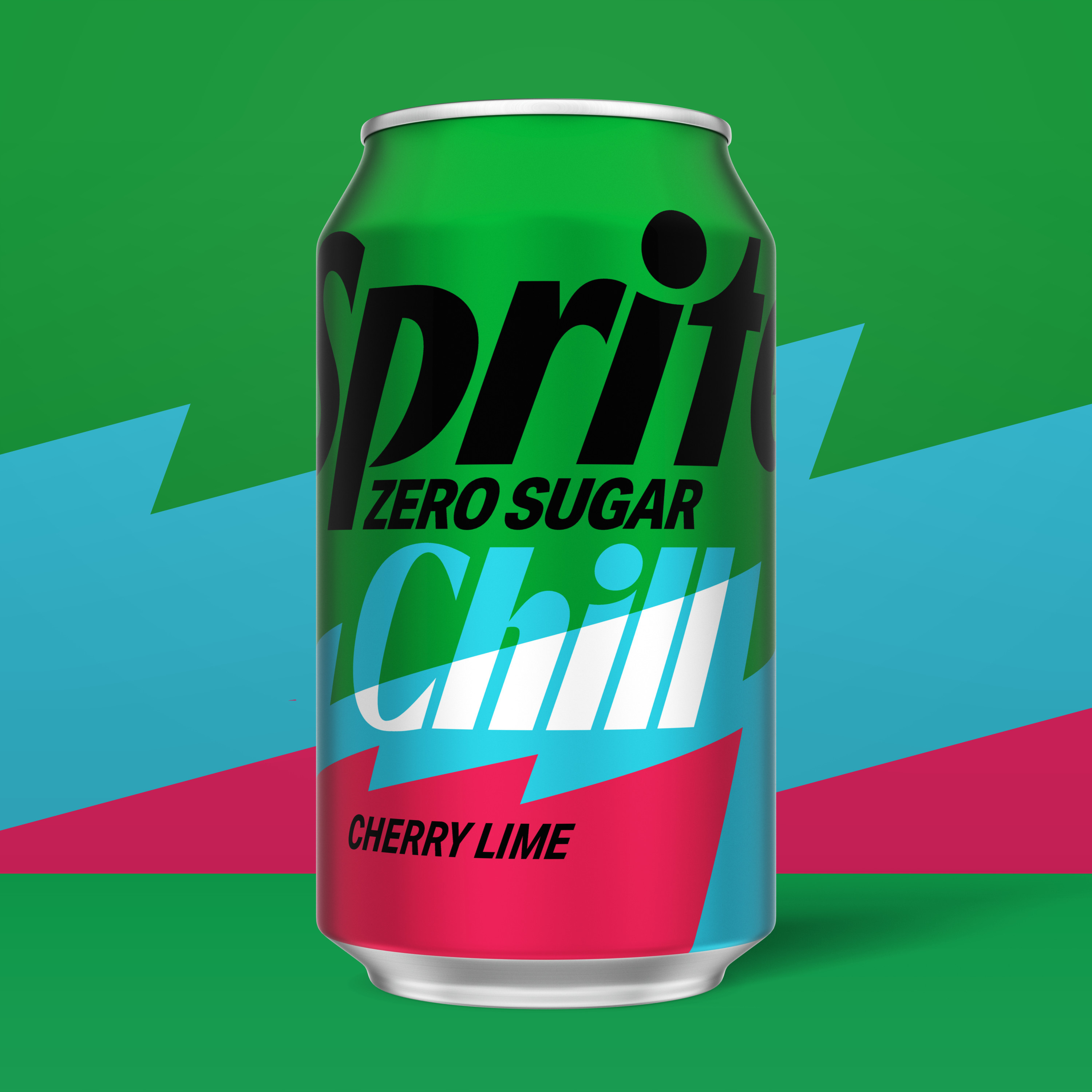 Sprite ® Chill Zero Sugar Cherry Lime Soft Drink, 12 fl oz, 12