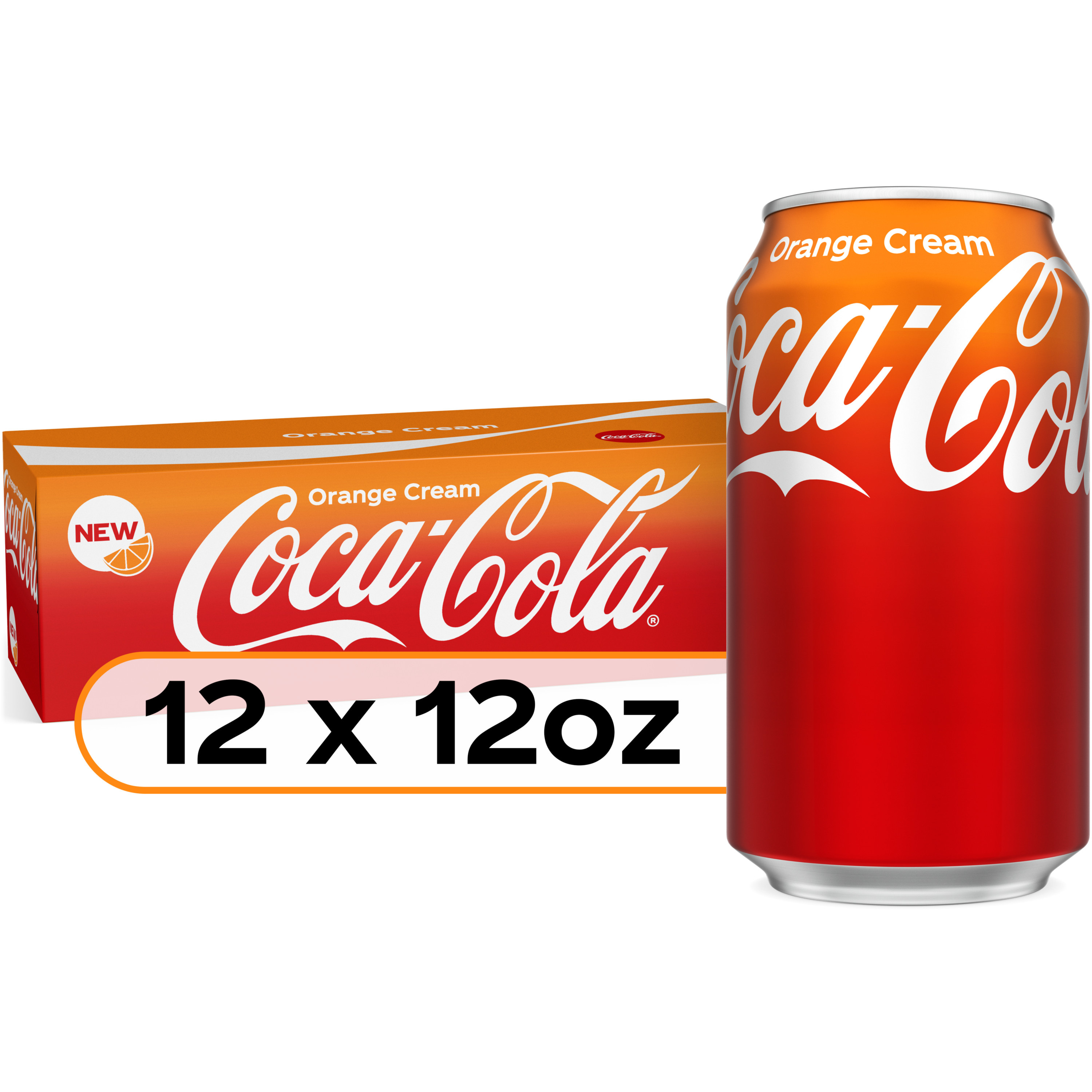 Coca-Cola Orange Cream Soda,12 fl oz, 12 Pack | Giant Eagle