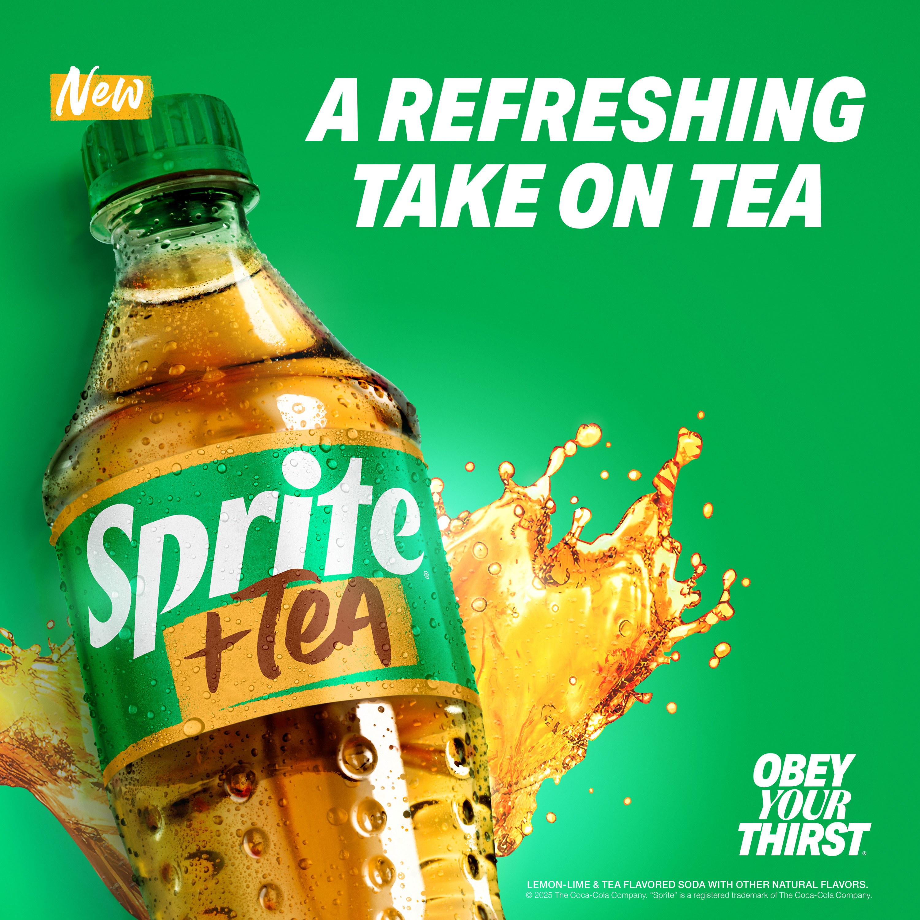 Sprite + Tea, Lemon-Lime and Tea Flavored Soda , 12 fl oz, 12 pack