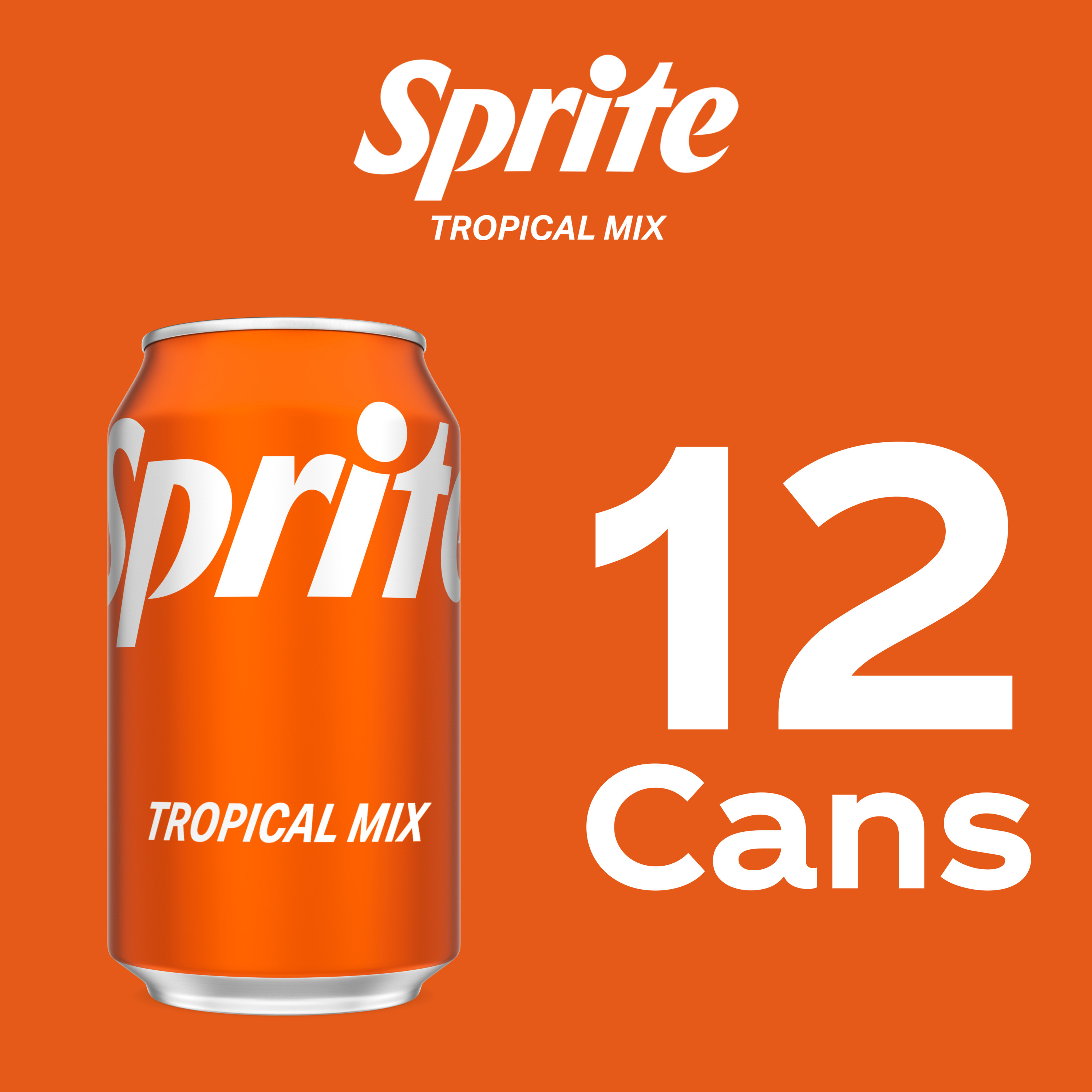 Sprite Tropical Mix Fridge Pack Cans, 12 fl oz, 12 Pack | Giant
