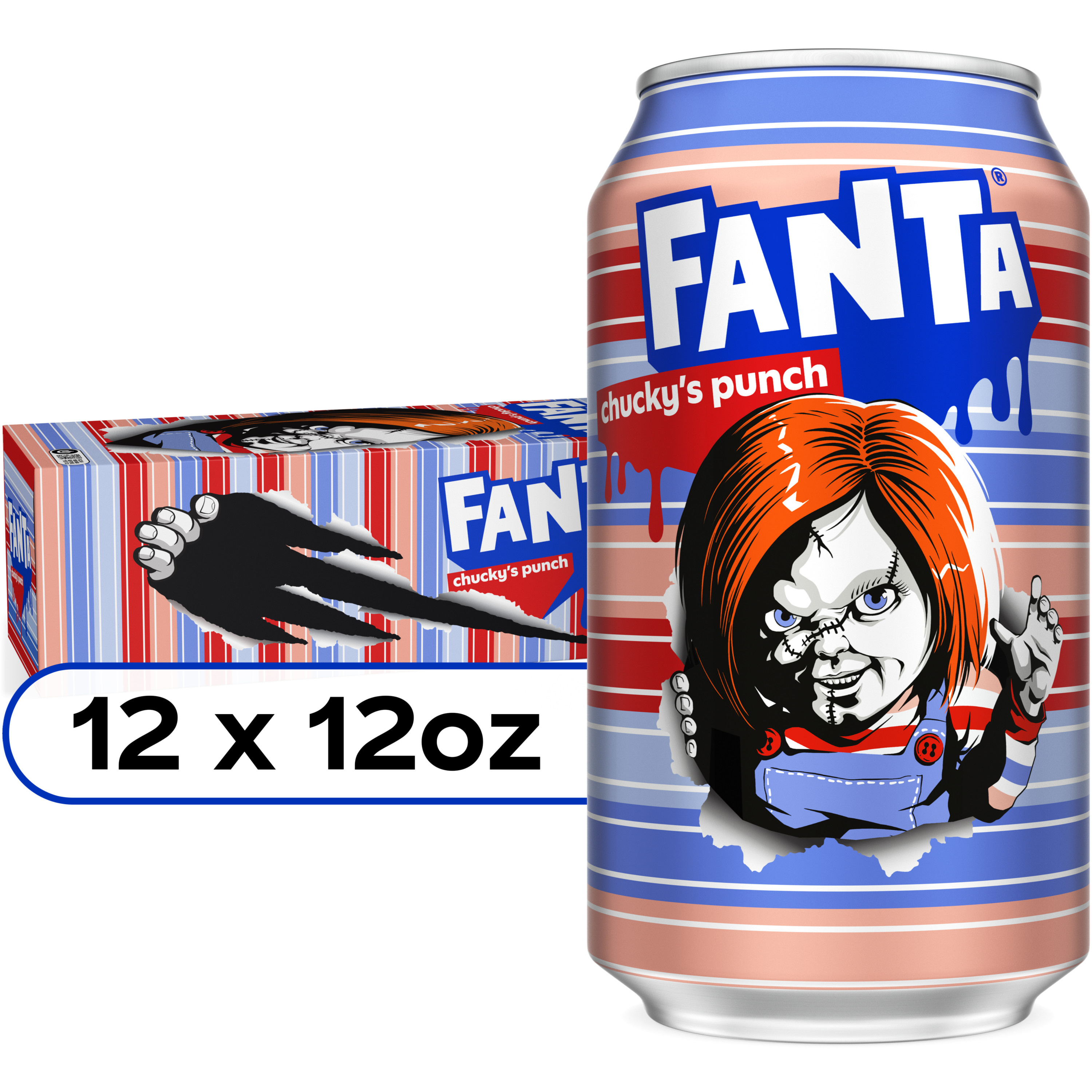 Fanta Chucky's Punch Fridge Pack Cans, 12 fl oz, 12 Pack | Giant