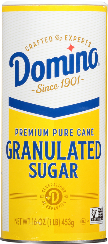 Domino Premium Pure Cane Granulated Sugar 1 lb. Canister | Giant