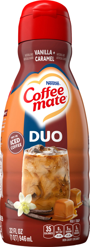 Nestle Coffee mate Duo Vanilla and Caramel Liquid Coffee Creamer