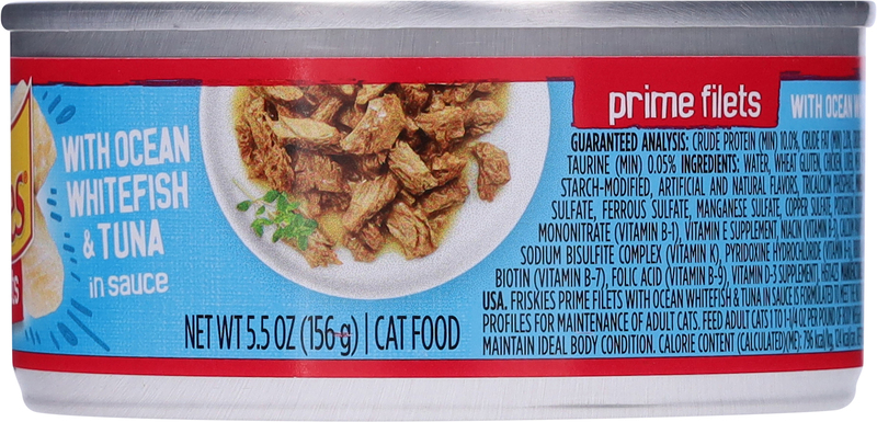 Purina Friskies Wet Cat Food, Prime Filets With Ocean Whitefish & Tuna in  Sauce | Giant Eagle | Because It Matters | Grocery Store & Pharmacy