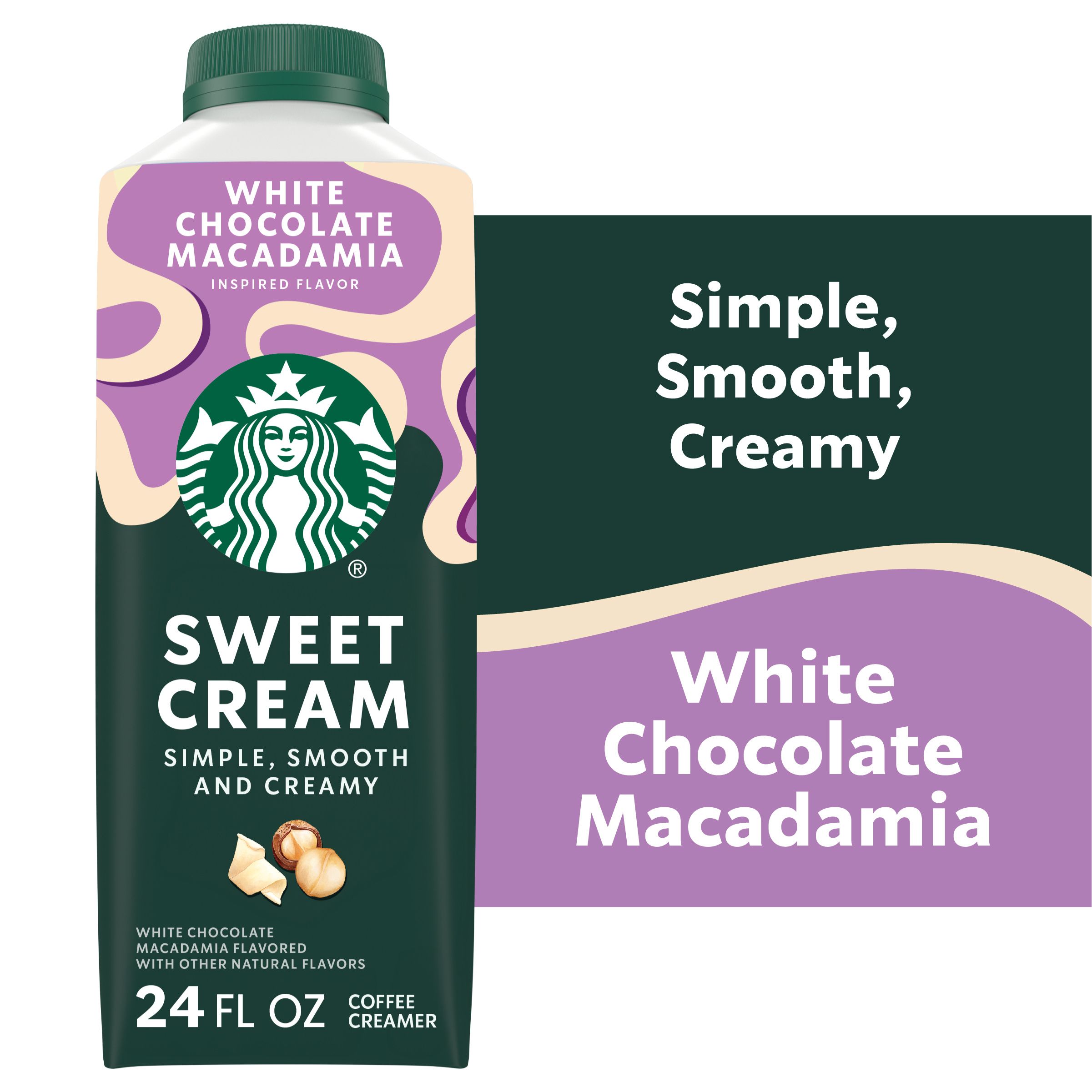 Starbucks White Chocolate Macadamia Flavored Sweet Cream Creamer