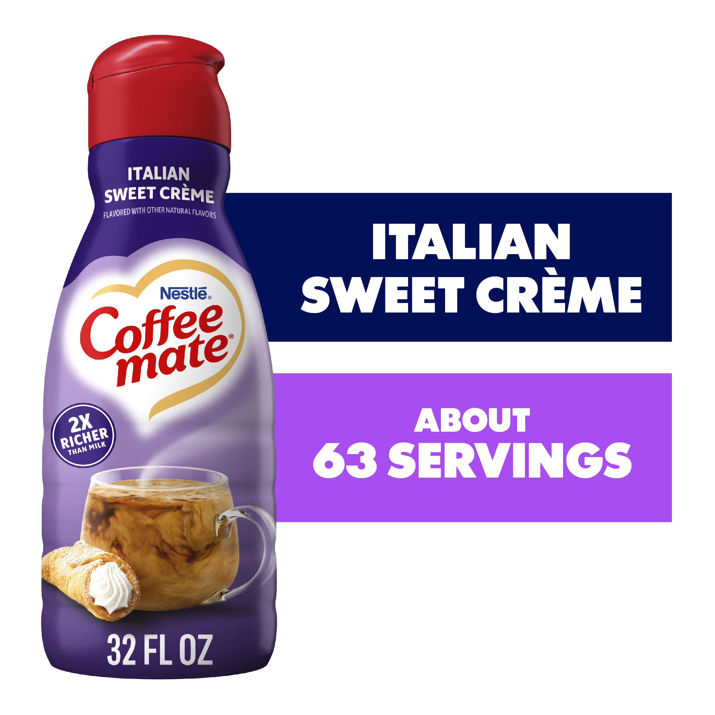 Coffee mate Italian Sweet Crème Flavored Coffee Creamer, Gluten