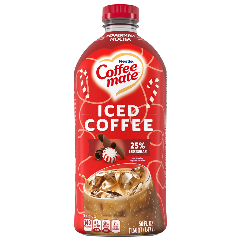 Coffee Mate® Peppermint Mocha Flavored Iced Coffee, Non-Dairy Cold