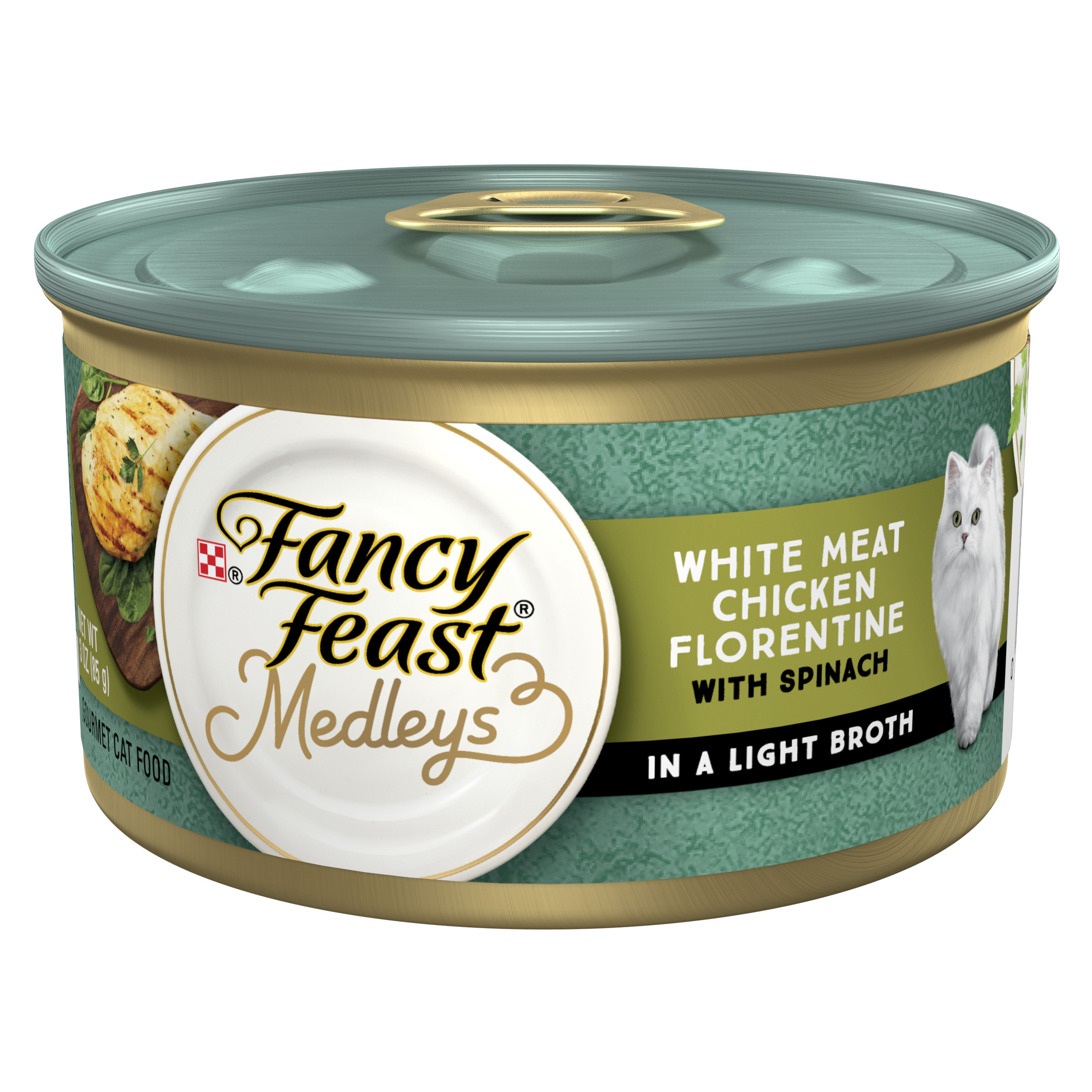 Purina Fancy Feast Gravy Wet Cat Food, Medleys White Meat Chicken