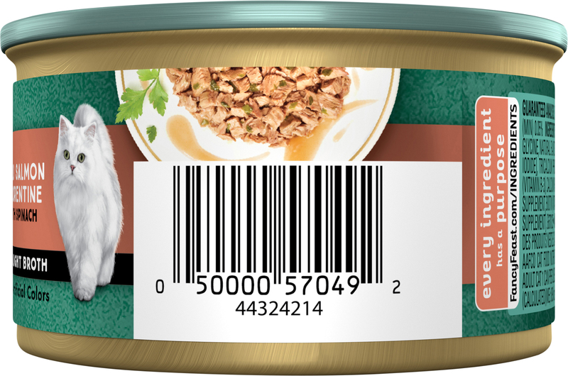 Purina Fancy Feast Wet Cat Food, Medleys Wild Salmon Florentine