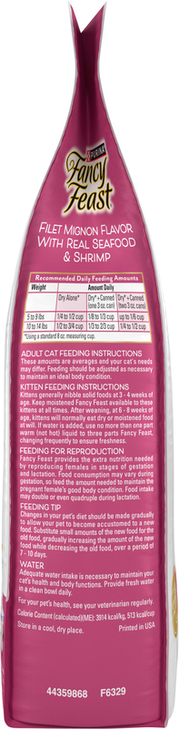 Purina Fancy Feast Dry Cat Food Filet Mignon Flavor With Seafood and Shrimp  | Giant Eagle | Because It Matters | Grocery Store & Pharmacy