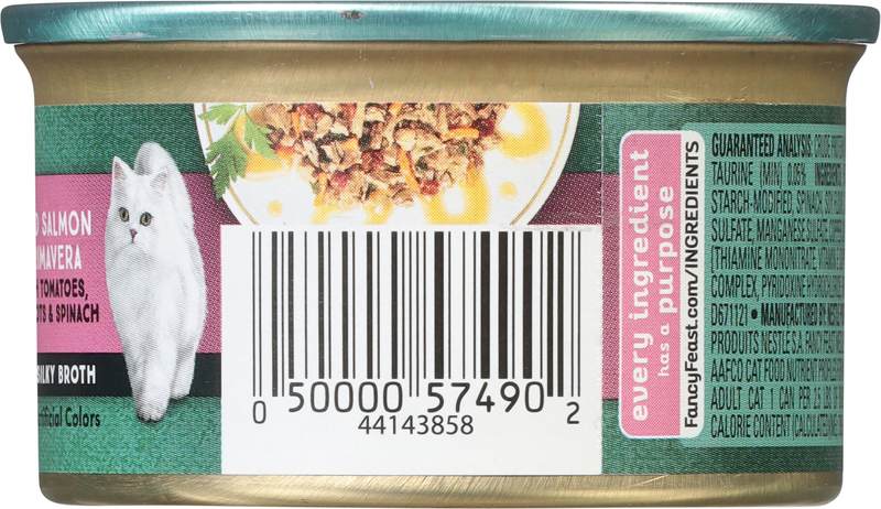 Purina Fancy Feast Wet Cat Food Medleys Wild Salmon Primavera With