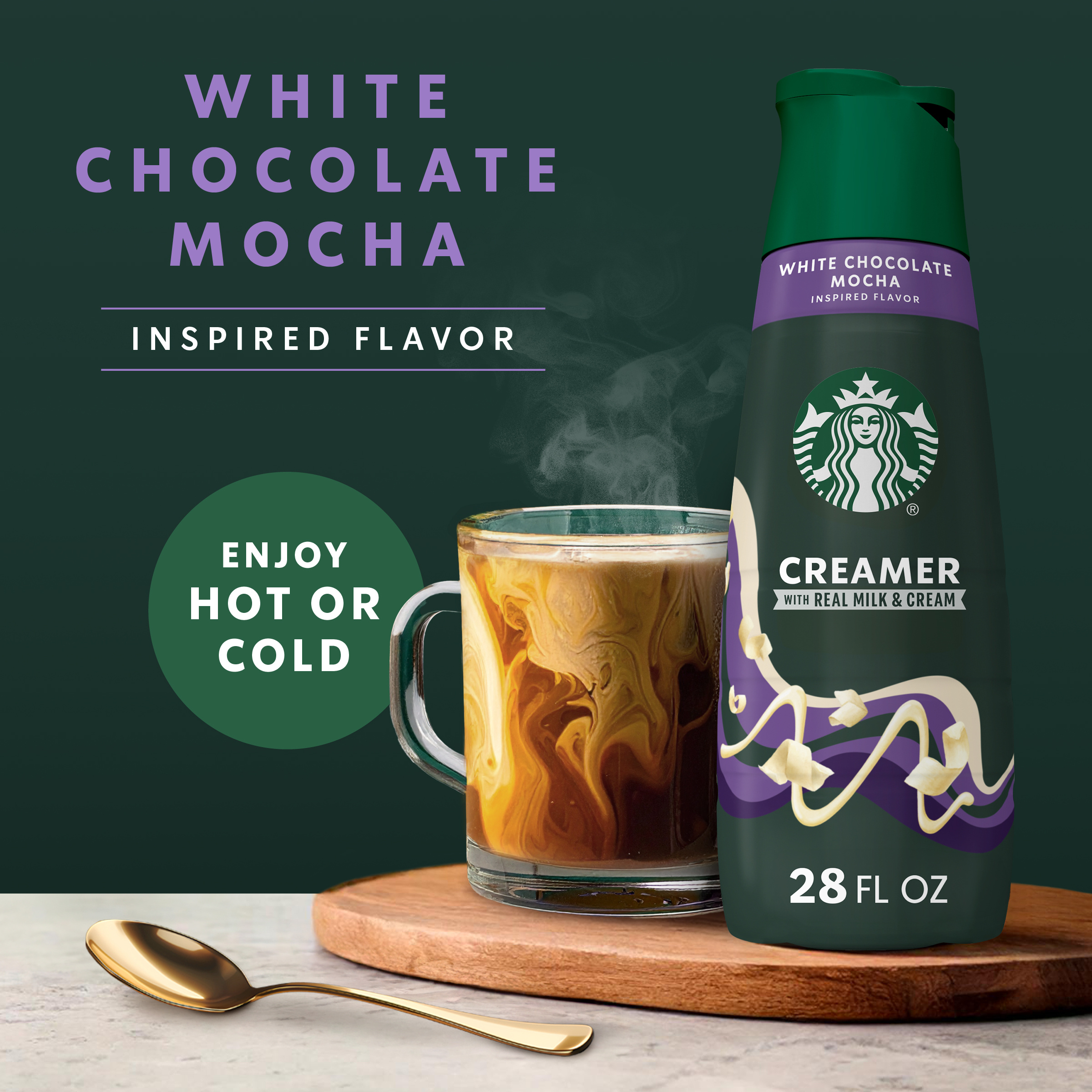 Starbucks White Chocolate Mocha Creamer, 28 fl. oz. Bottle | Giant
