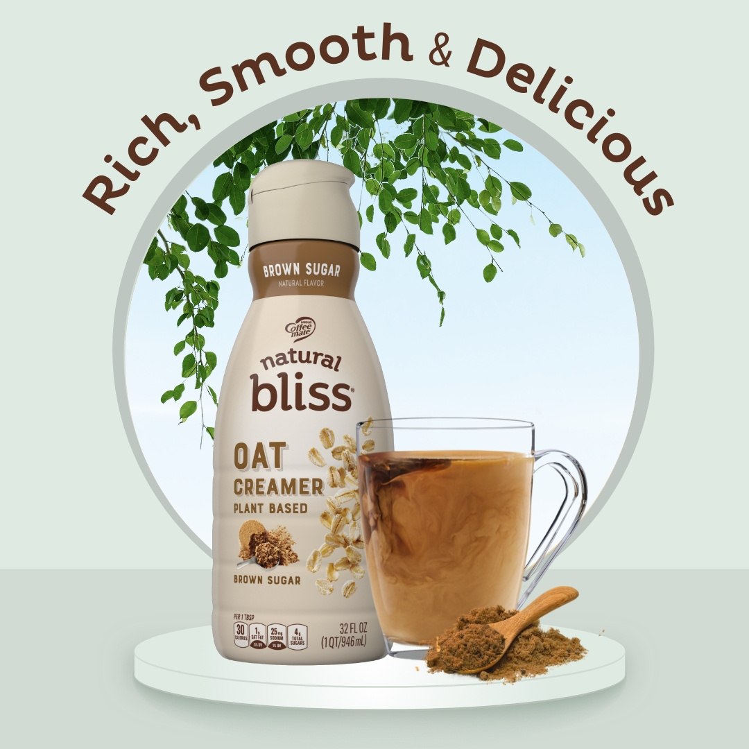 Coffee mate Natural Bliss Plant Based Brown Sugar Flavored Oat