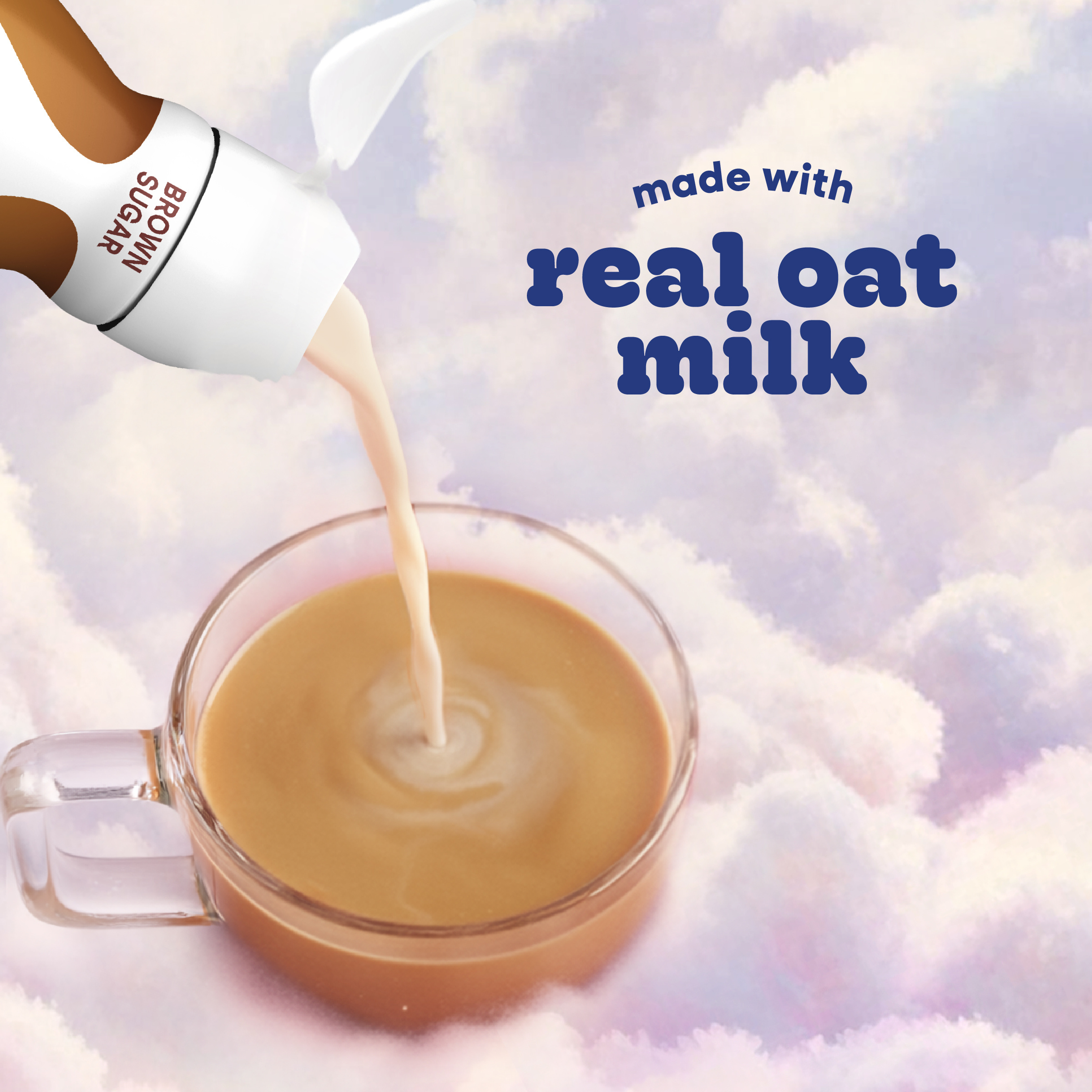 natural bliss Brown Sugar Flavored Oat Milk Creamer, Non Dairy