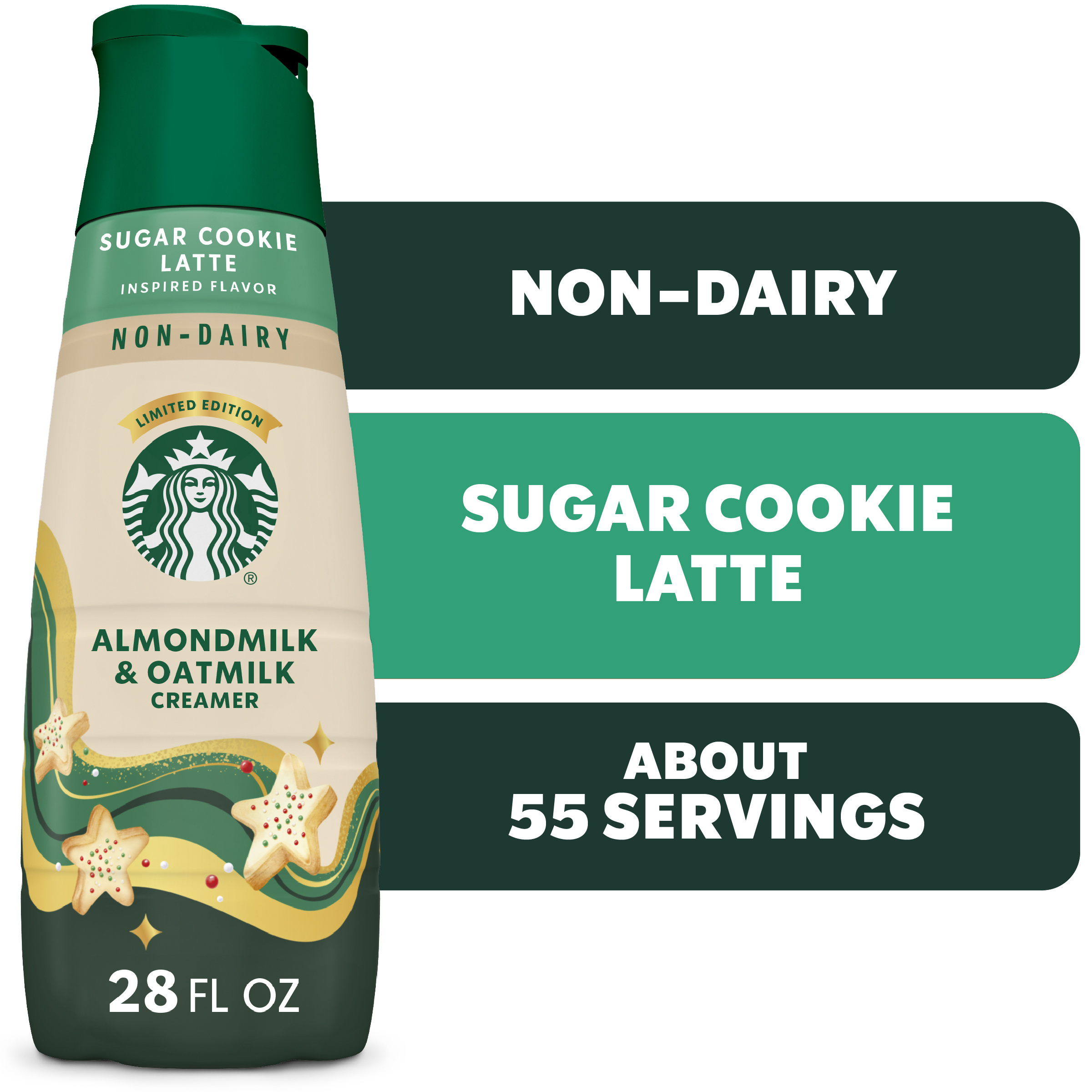 Starbucks Non-Dairy Sugar Cookie Flavored Coffee Creamer