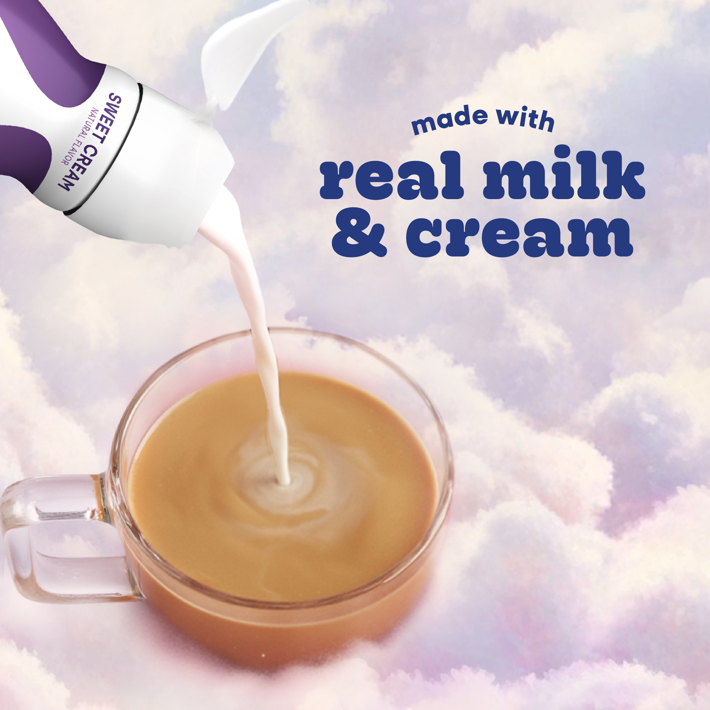 natural bliss Sweet Cream Flavored Creamer, Gluten Free Creamer