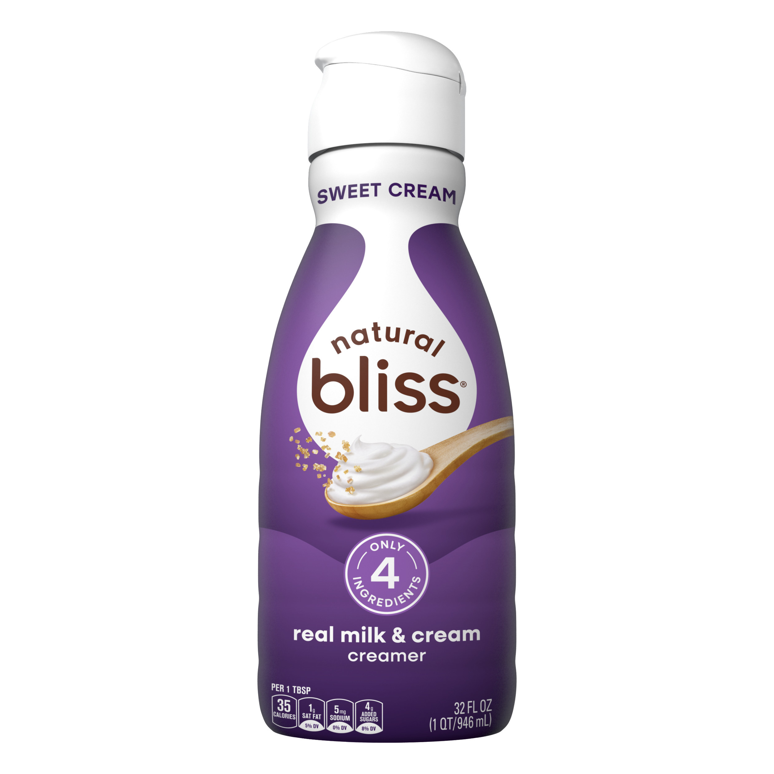 natural bliss Sweet Cream Flavored Creamer, Gluten Free Creamer