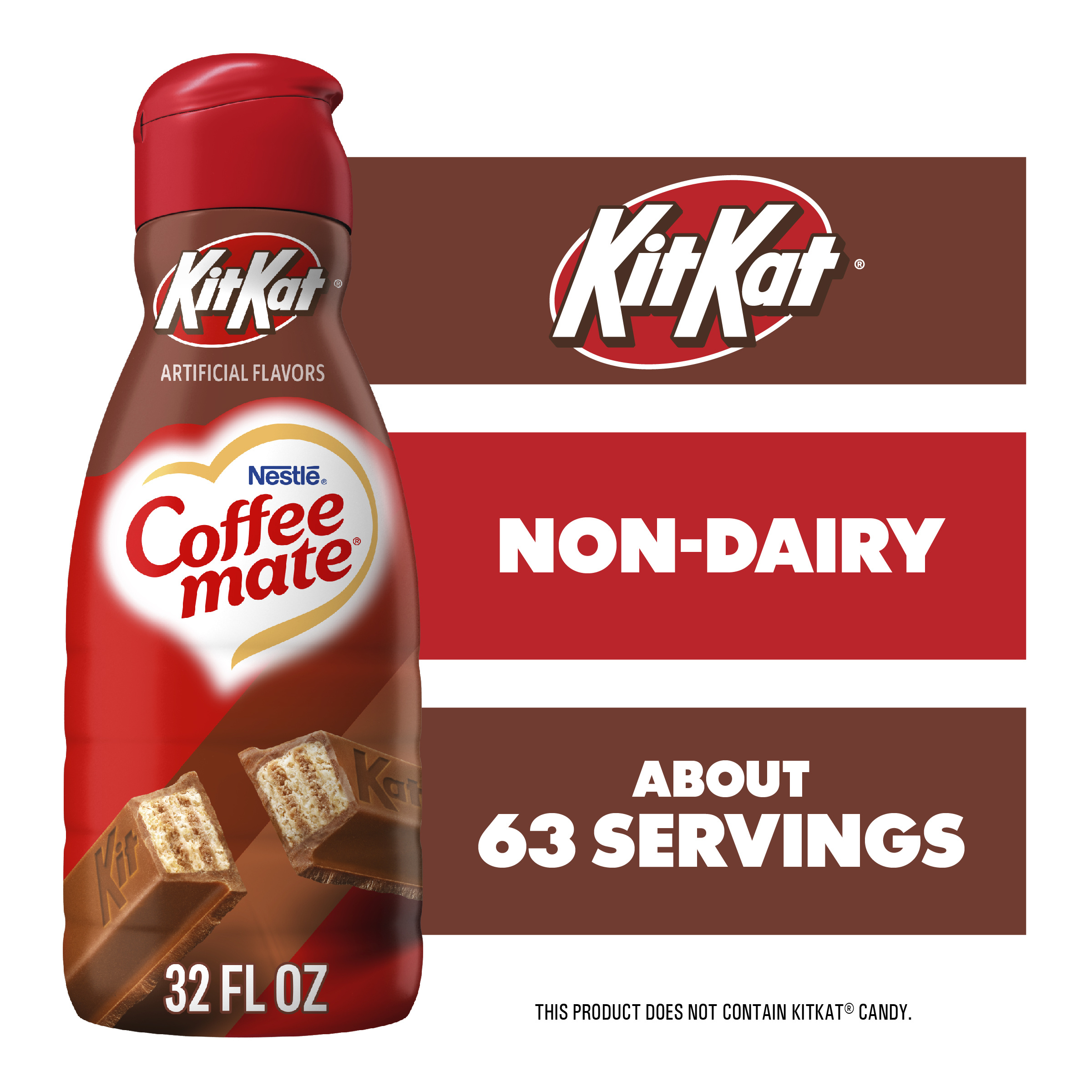Coffee mate Kit Kat Flavored Creamer, Non-Dairy, Gluten-Free