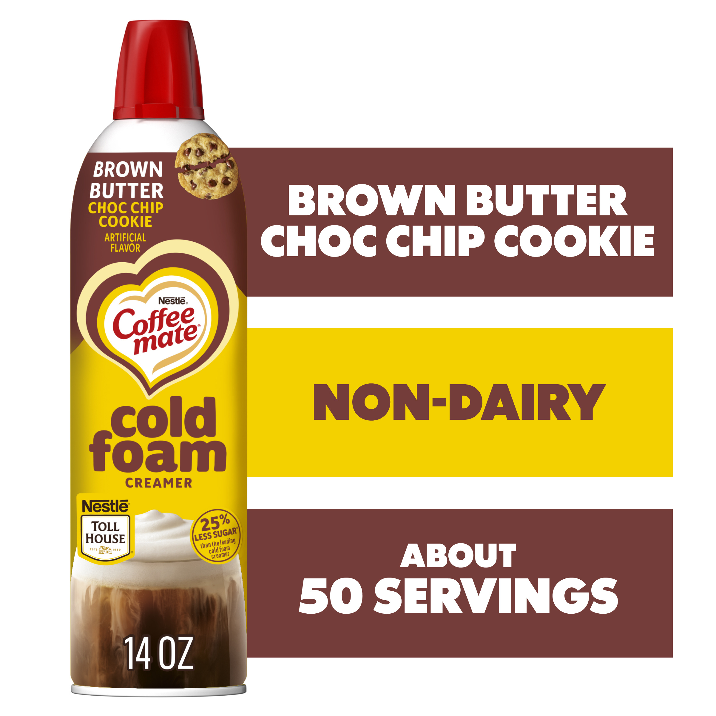 Coffee mate Peppermint Mocha Flavored Cold Foam Creamer, Cold