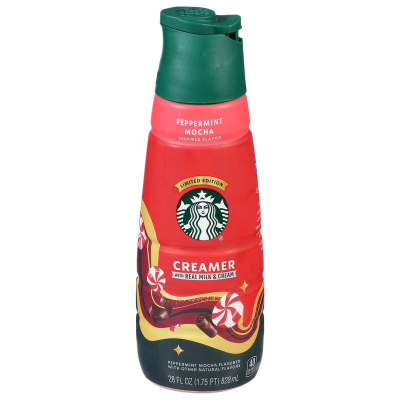Starbucks Peppermint Mocha Flavored Coffee Creamer, Inspired by