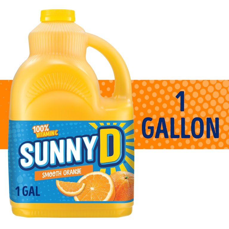 SUNNYD Smooth Orange Juice Drink, Gallon Bottle Giant Eagle