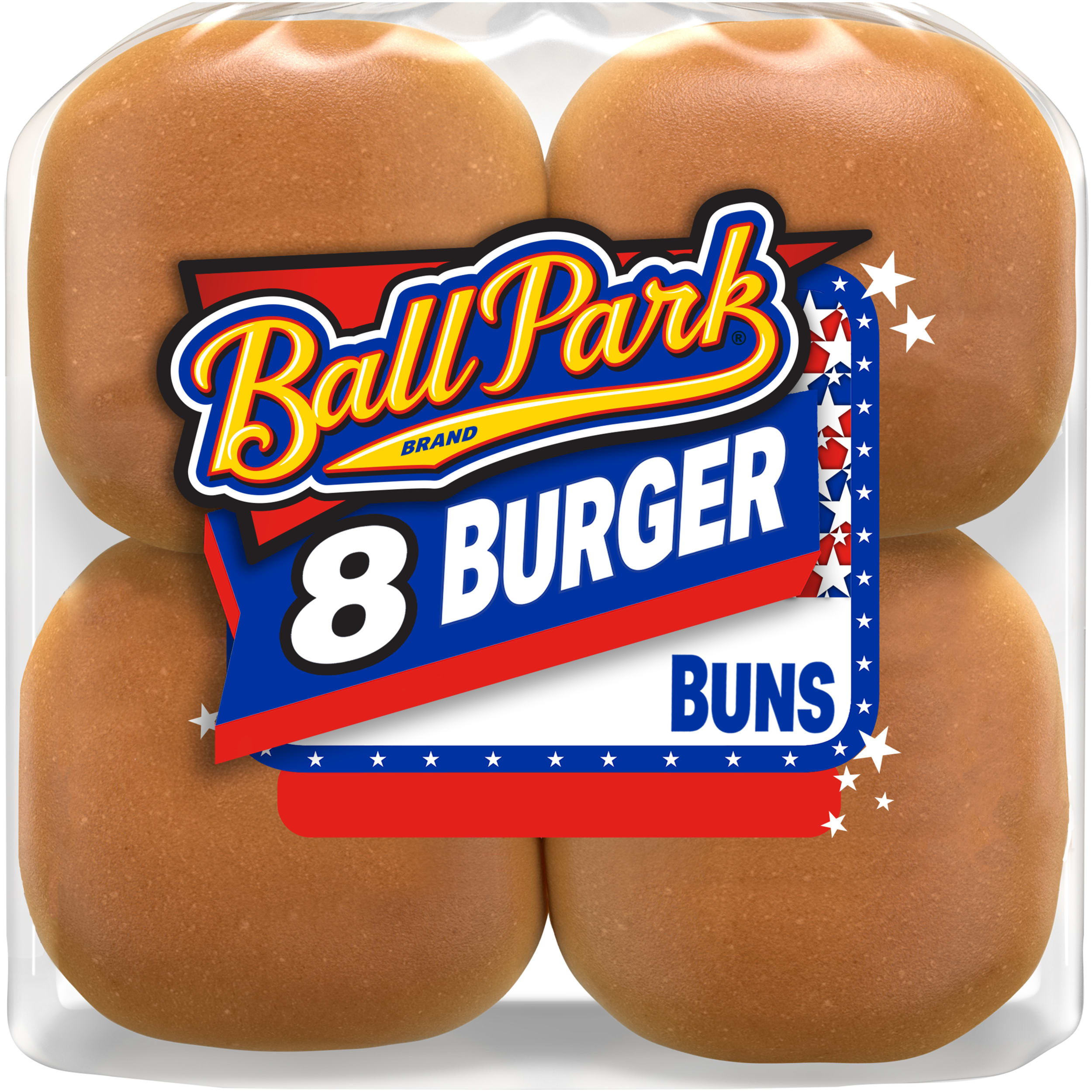 Ball Park White Hot Dog Buns, 8 count, Kosher Hot Dog Buns, 14 oz