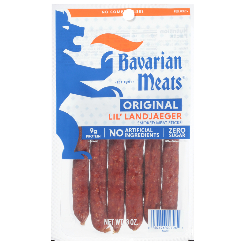 Bavarian Meats Lil' Landjaeger Original Smoked Meat Stick | Giant