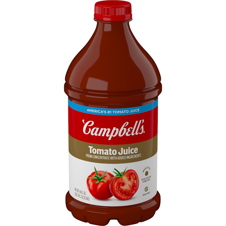 Campbell's 100% Tomato Juice, 46 fl oz Bottle Giant Eagle