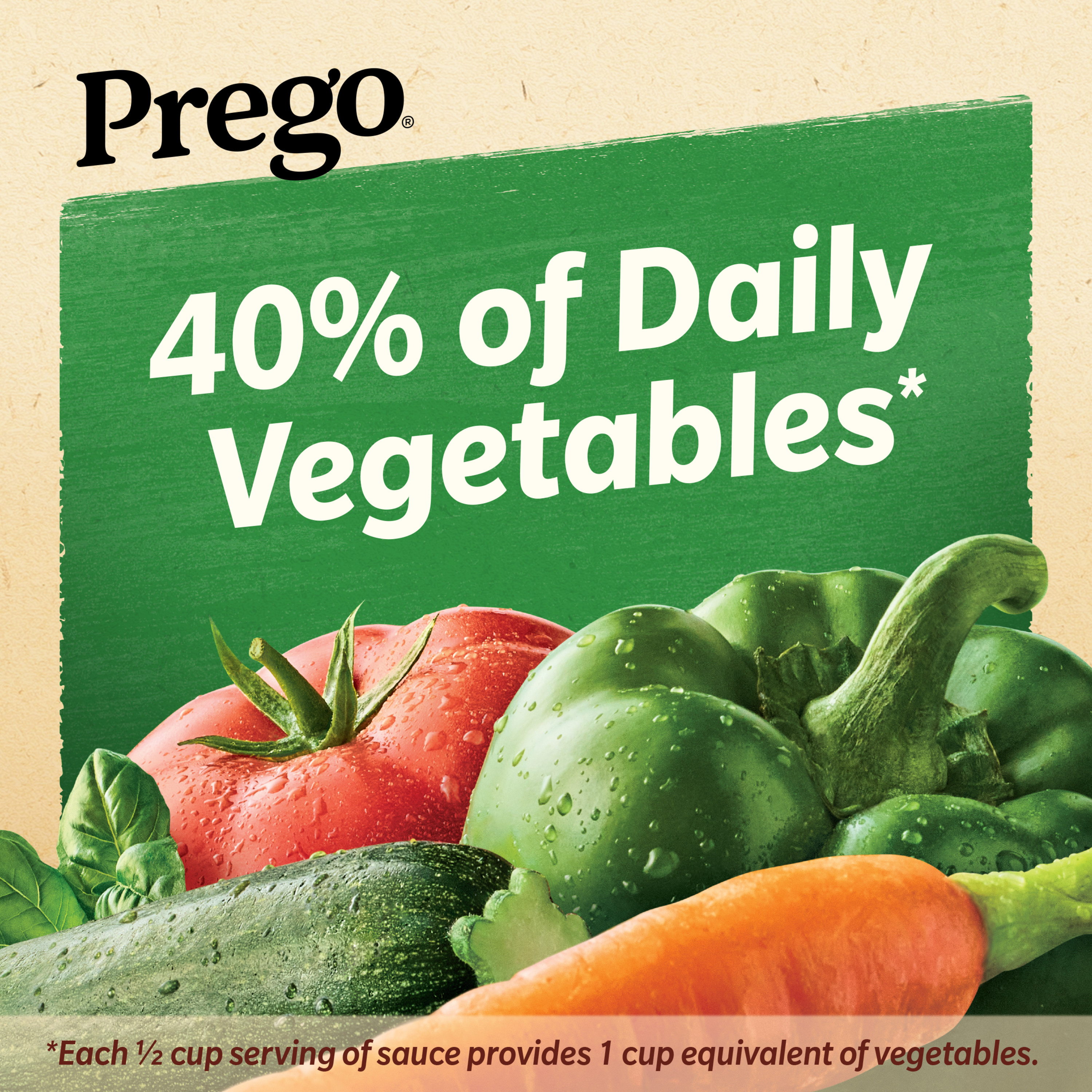Prego Chunky Garden Combo Pasta Sauce, 23.75 oz Jar | Giant