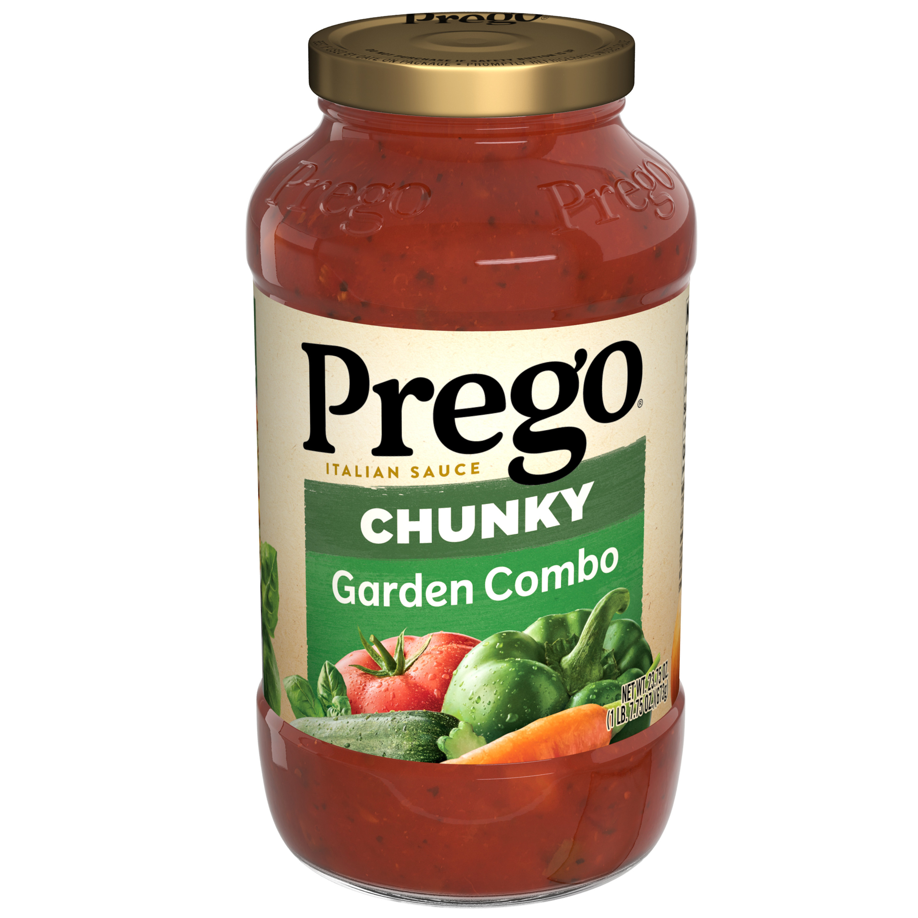 Prego Chunky Garden Combo Pasta Sauce, 23.75 oz Jar | Giant Eagle