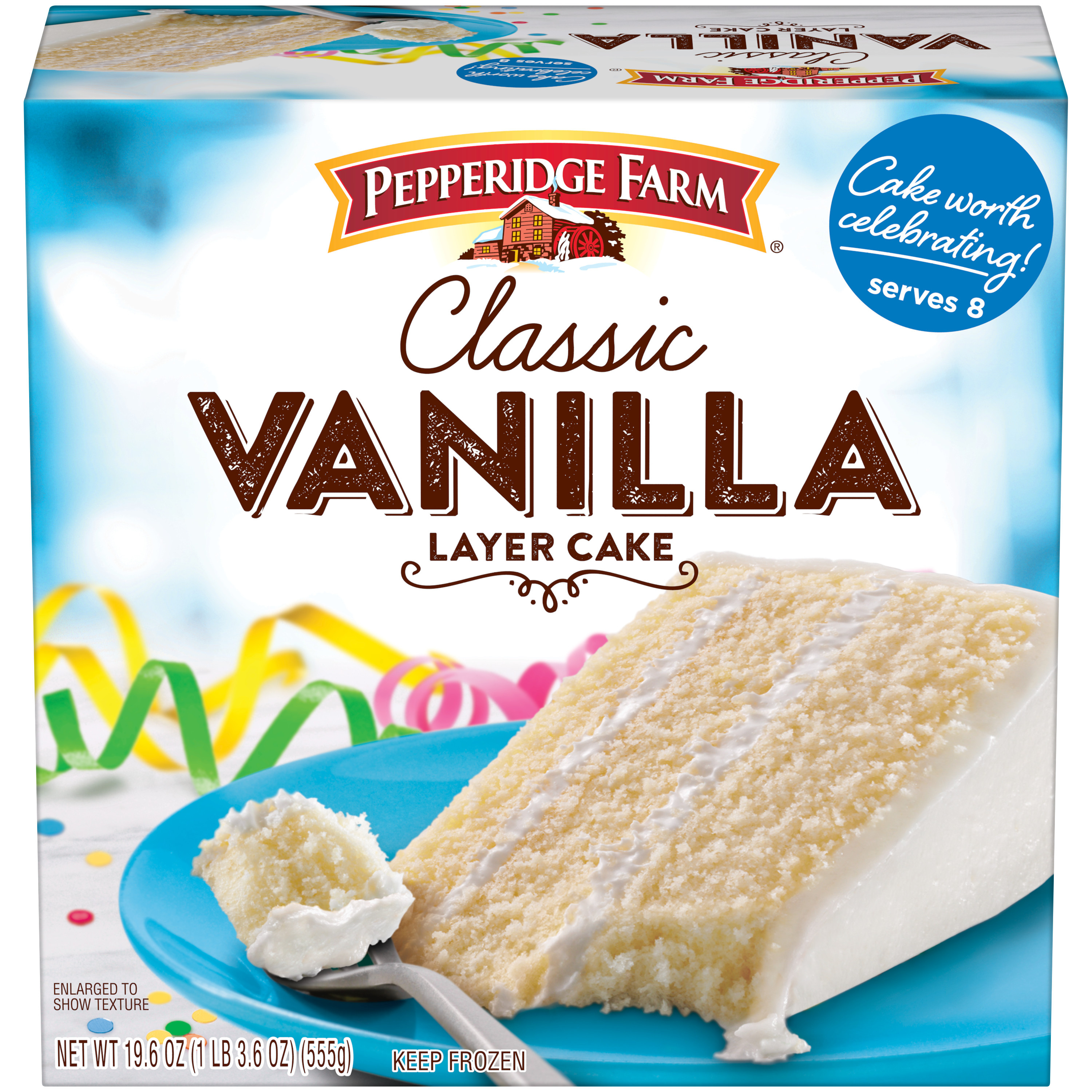 Pepperidge Farm Frozen Vanilla Layer Cake, 19.6 Oz Box | Giant