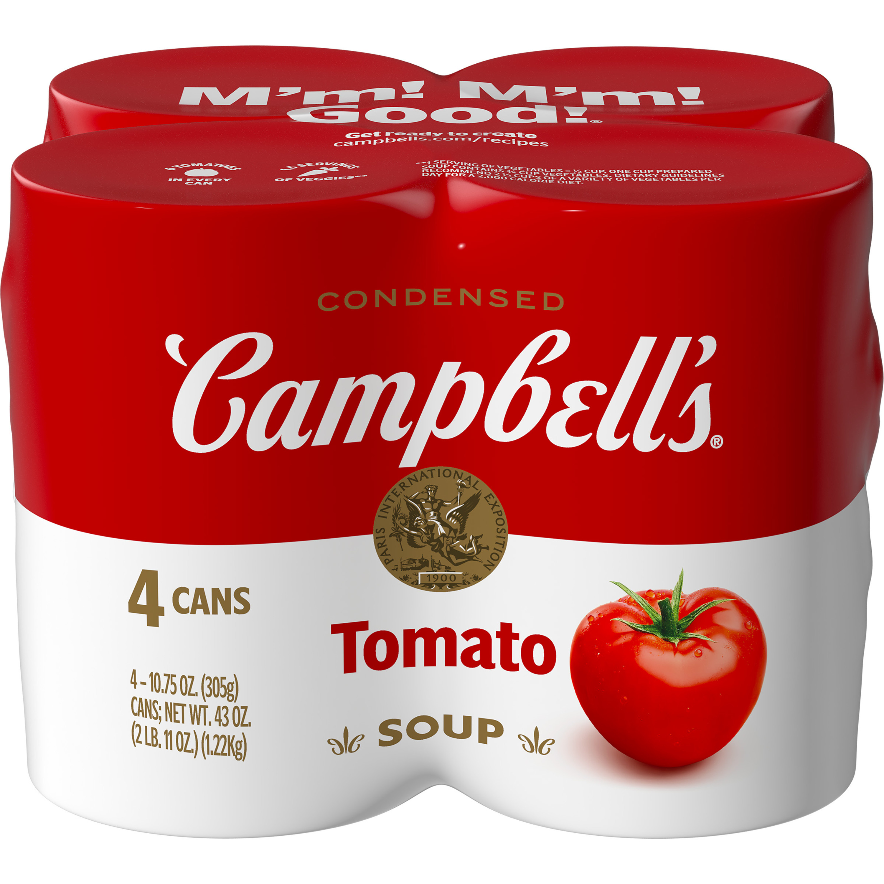 Campbell's Condensed Tomato Soup, 10.75 oz Can (4 Pack) | Giant