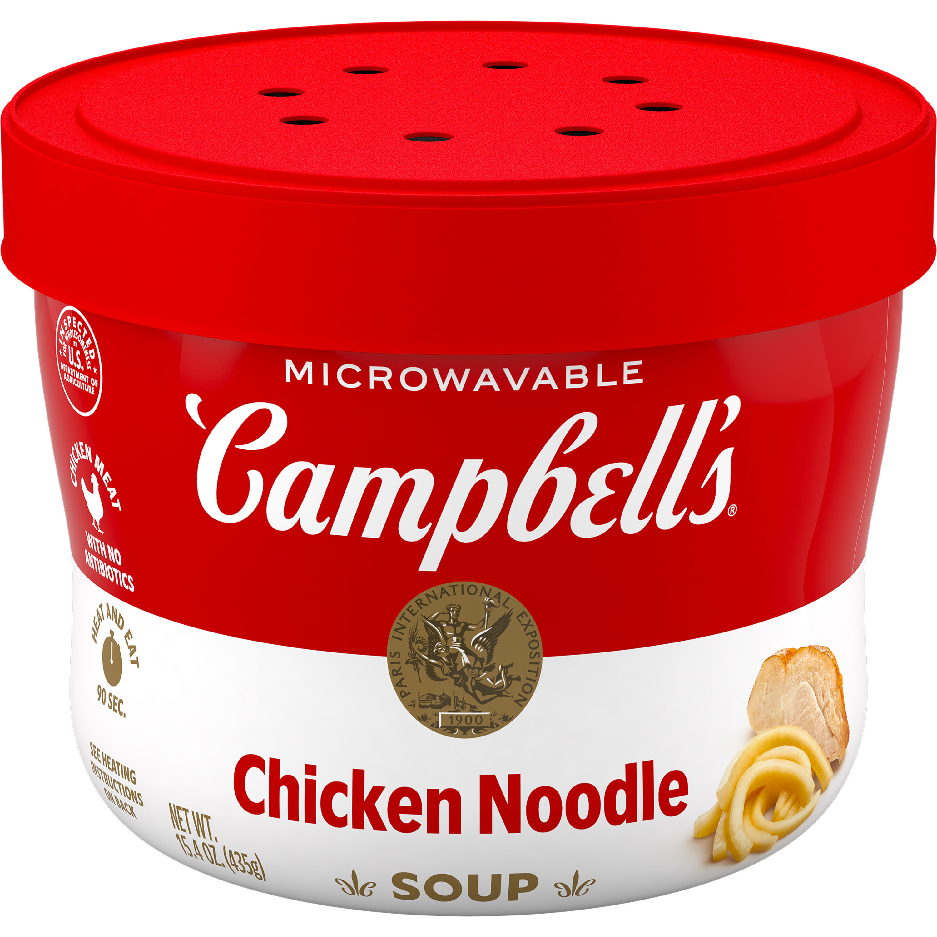 Campbell's Chicken Noodle Soup, 15.4 oz Microwavable Bowl | Giant