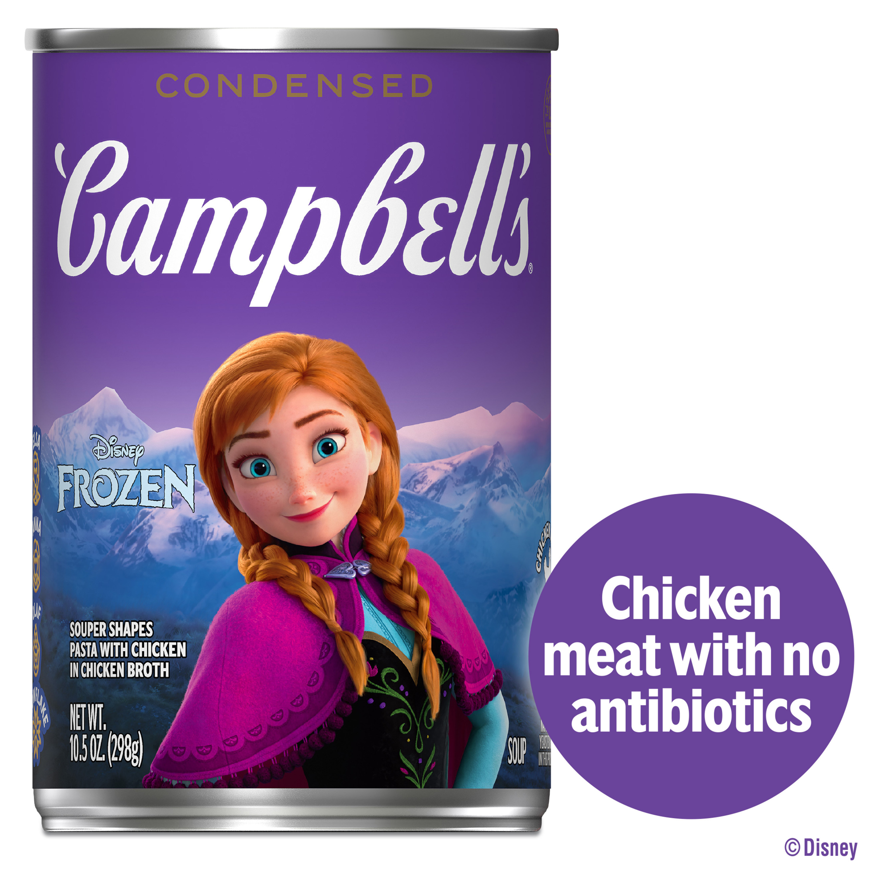 Campbell's Condensed Kids Soup, Disney Frozen Souper Shapes Pasta
