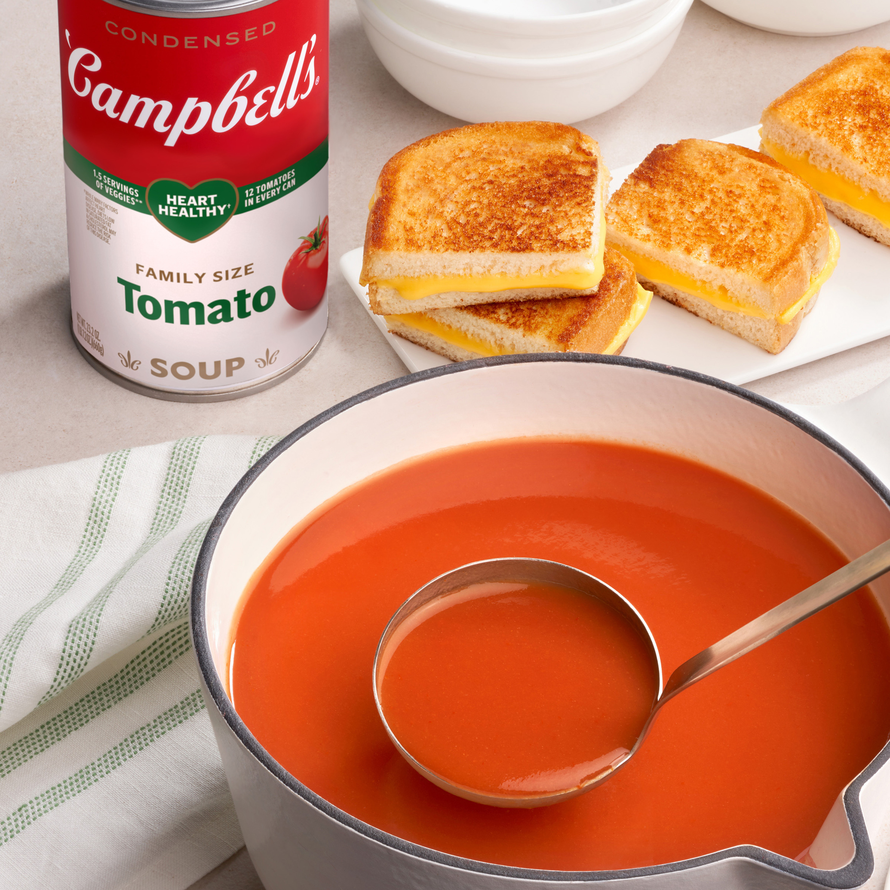 Campbell's Condensed Heart Healthy Tomato Soup, 23.2 oz