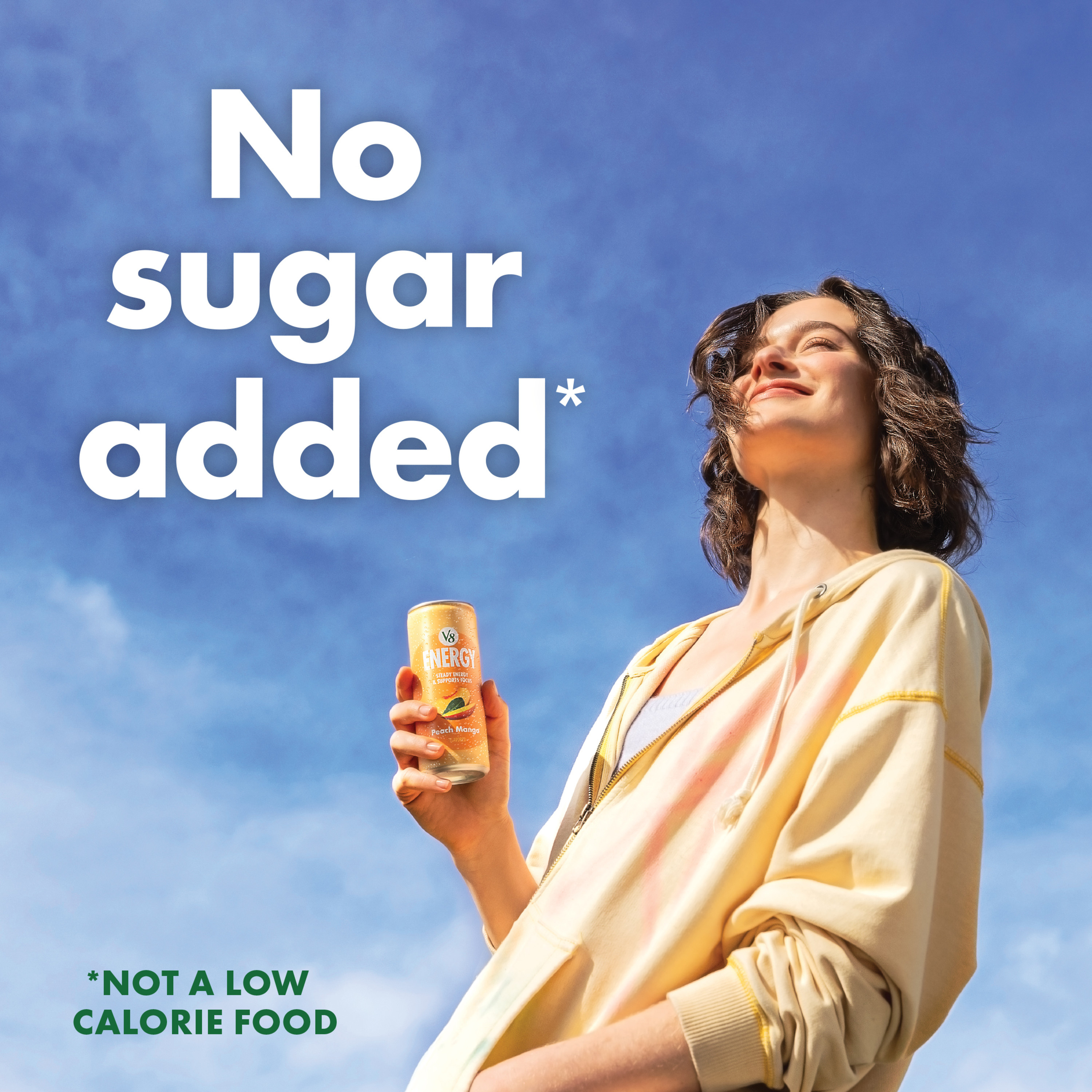 V8 Energy Peach Mango Energy Drink, 8 fl oz Can (12 Pack) | Giant