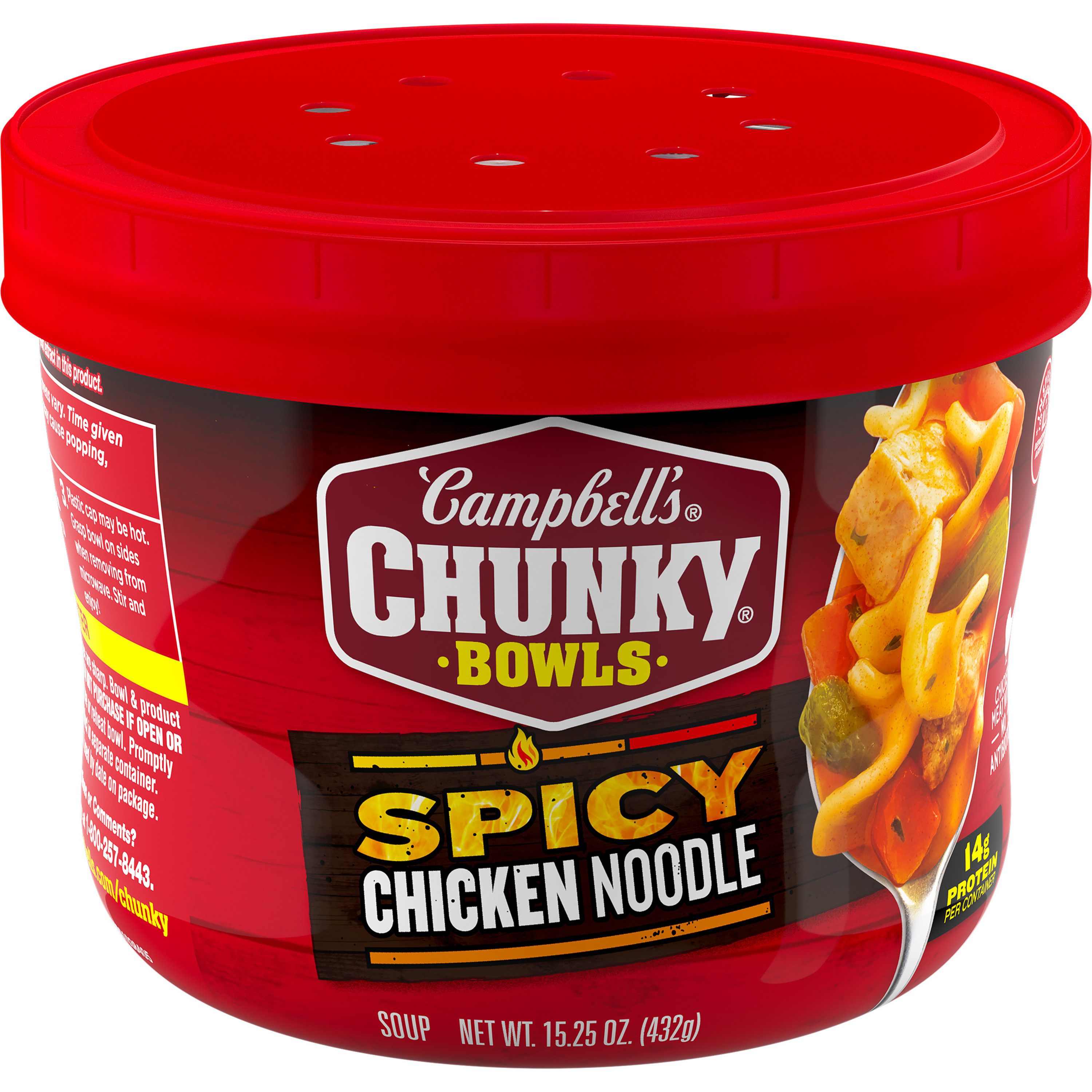 Campbell's Chunky Soup, Classic Chicken Noodle Soup, 15.25 oz