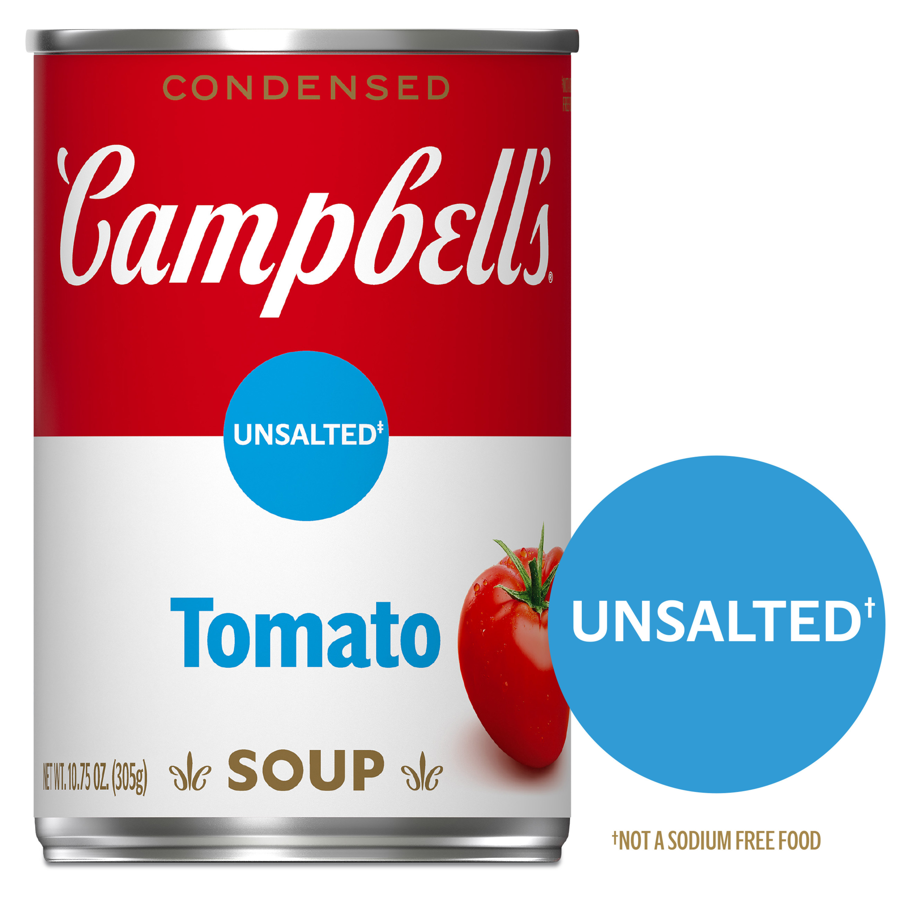 Campbell's Condensed Unsalted Tomato Soup, 10.75 oz Can | Giant