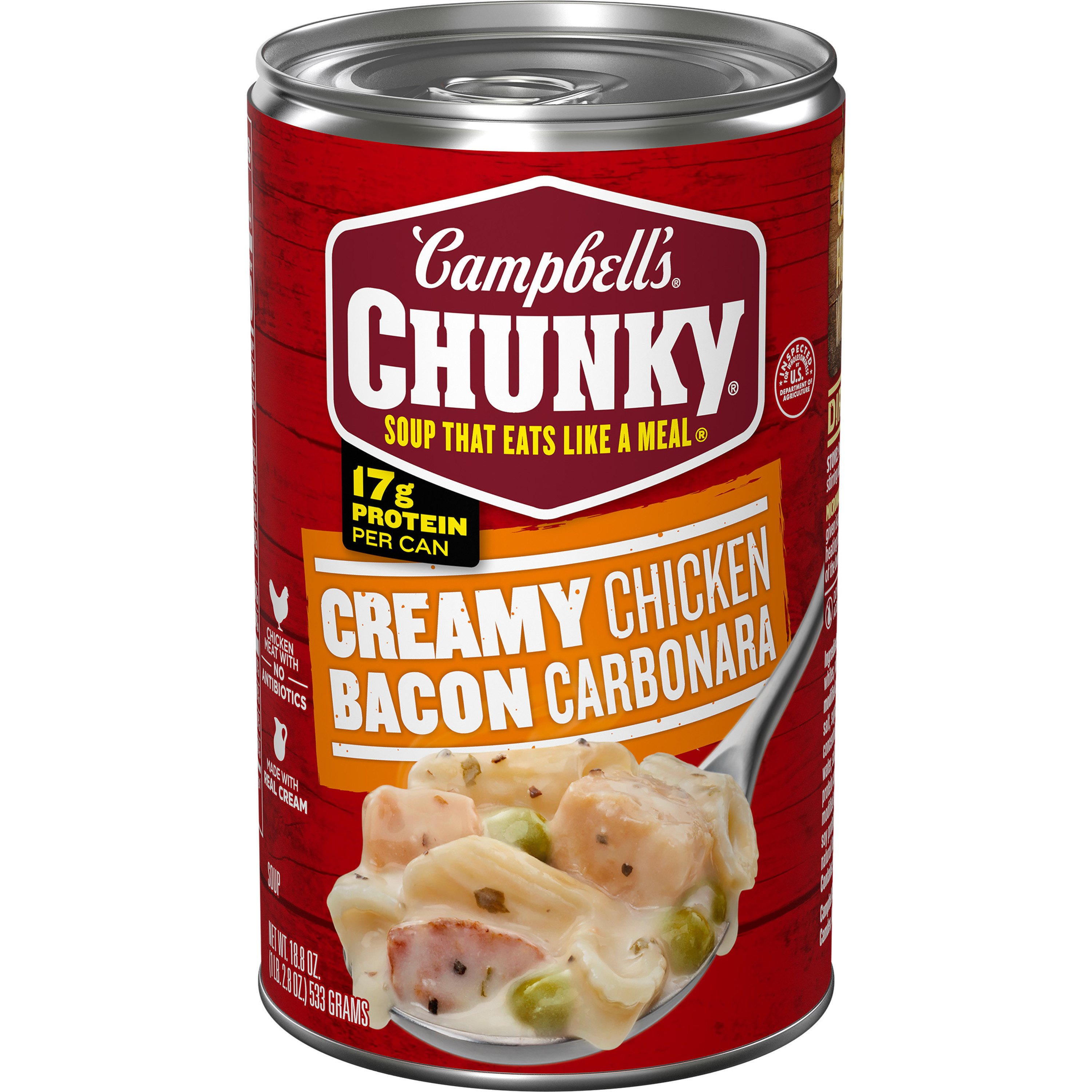 Campbell's Chunky Soup, OLD BAY Seasoned Clam Chowder, 18.8