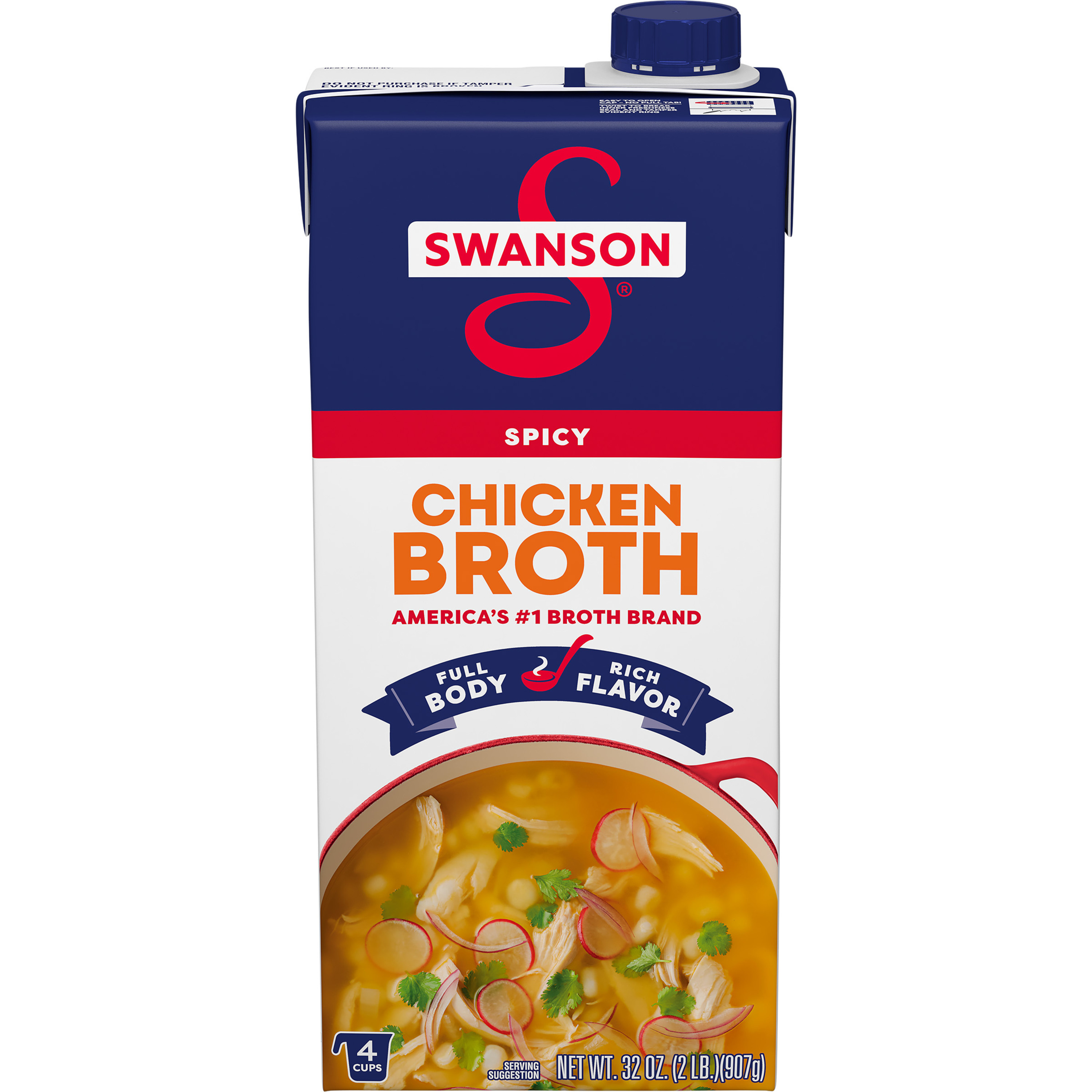 邦楽 PLAZMA-X CHICKEN BOWELS HALF YEARS GISM Swanson Spicy Chicken Broth, 32 oz Carton | Giant Eagle | Because