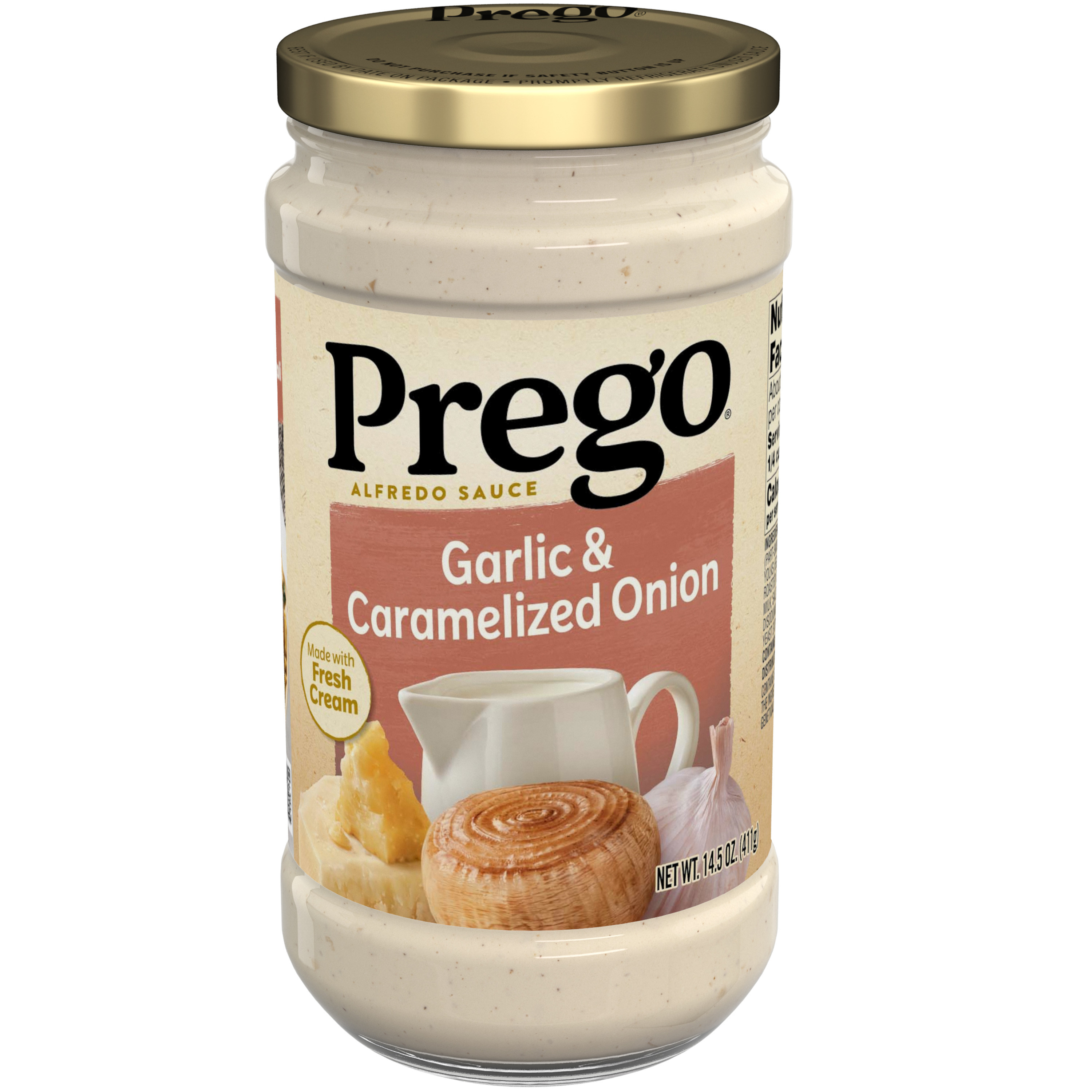 クレ・ド・ポー ジェルプレシャス 120g 2個セット Prego Alfredo Pasta Sauce with Roasted Garlic and Parmesan Cheese